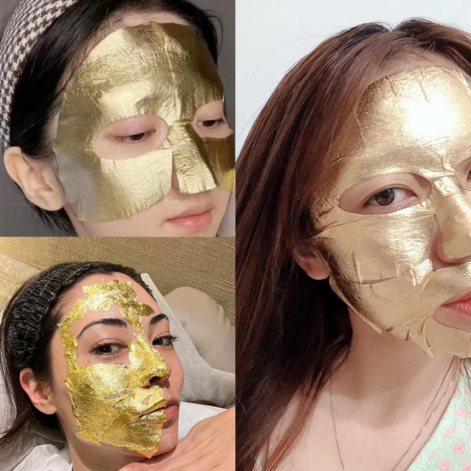 Hojas de Oro 24K KIRIN - 20 Hojas 5x5 cm Decoración