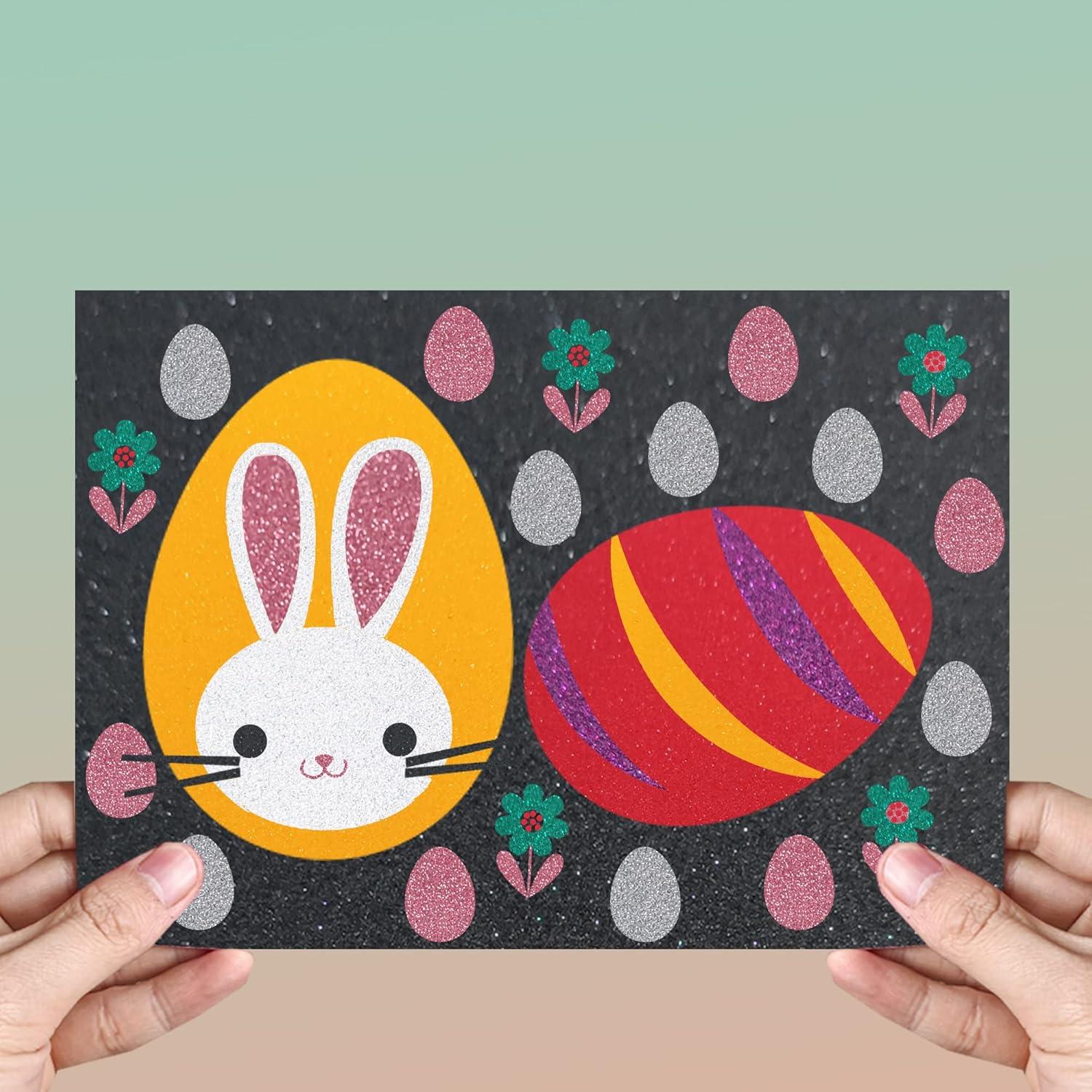 Hojas de Espuma Glitter Doradas SALEMAR 10 Paquetes A4 21x30 cm