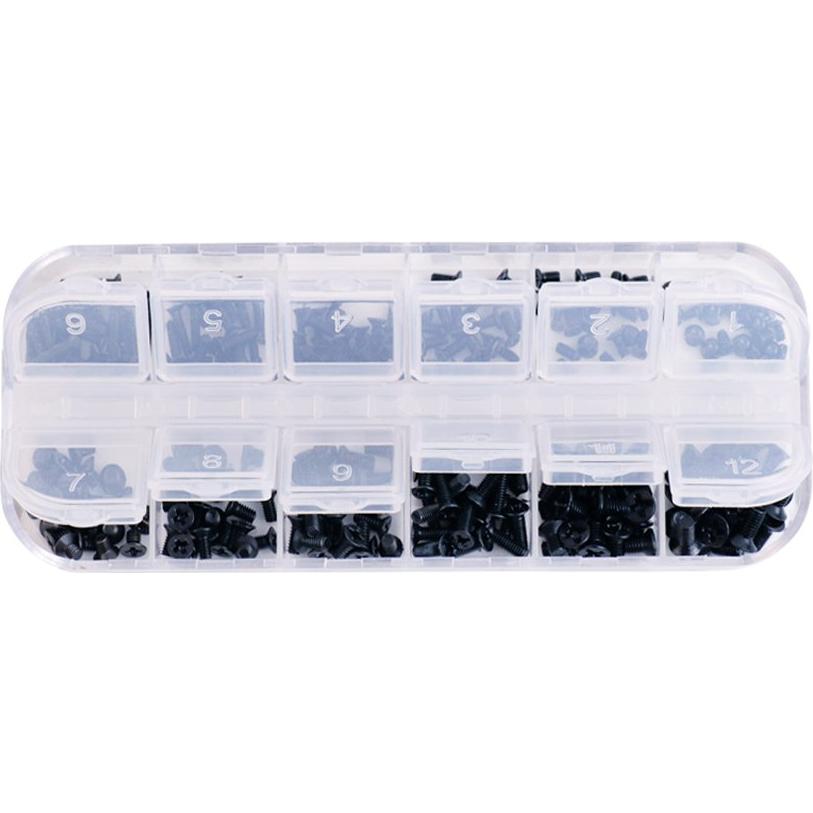 Kit de Tornillos para Laptop Eowpower 240 Piezas M2 M2.5 M3