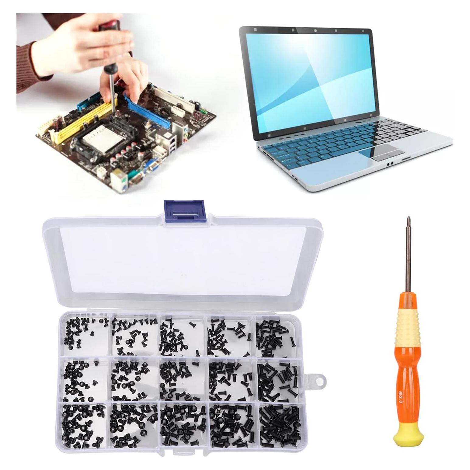 Kit de Tornillos para Laptop NTSDD 450 Pcs M2 M2.5 M3