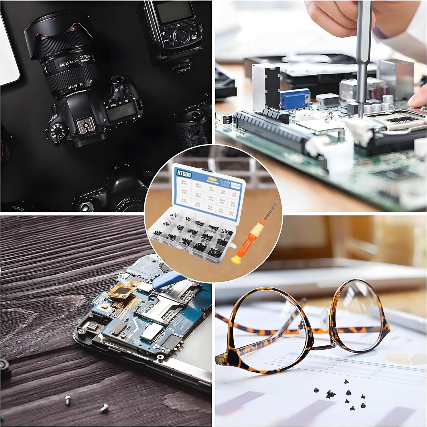 Kit de Tornillos para Laptop NTSDD 450 Pcs M2 M2.5 M3
