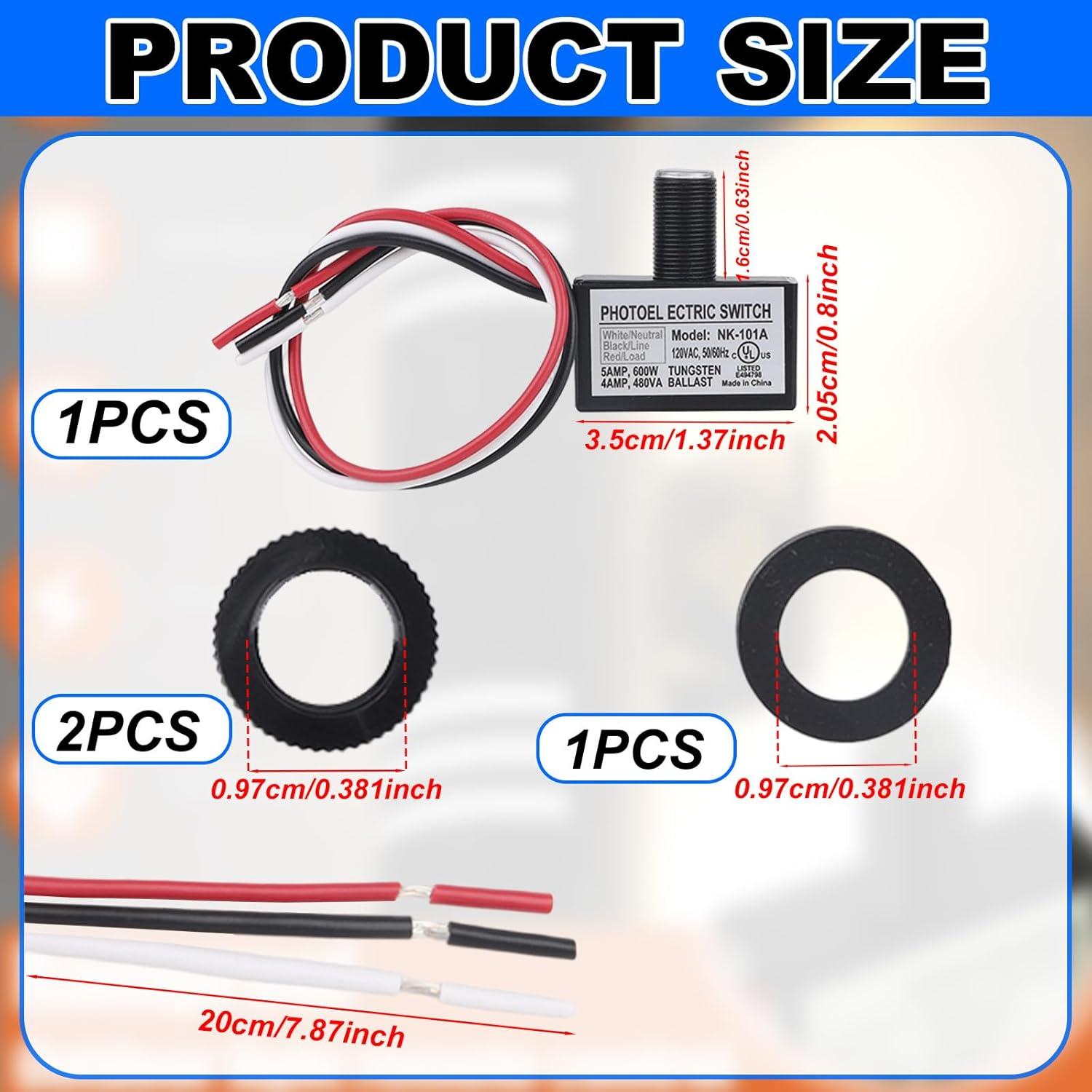 Sensor de Luz Fotocélula BTFO L23129 para Iluminación Exterior