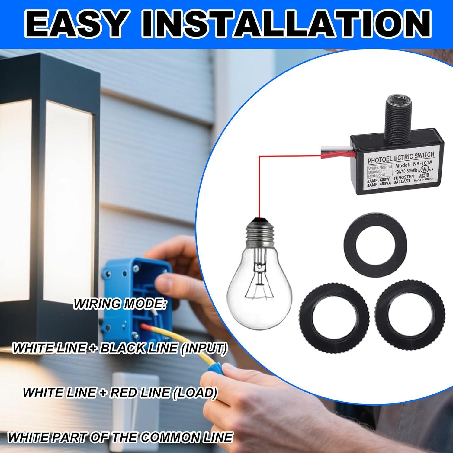Sensor de Luz Fotocélula BTFO L23129 para Iluminación Exterior