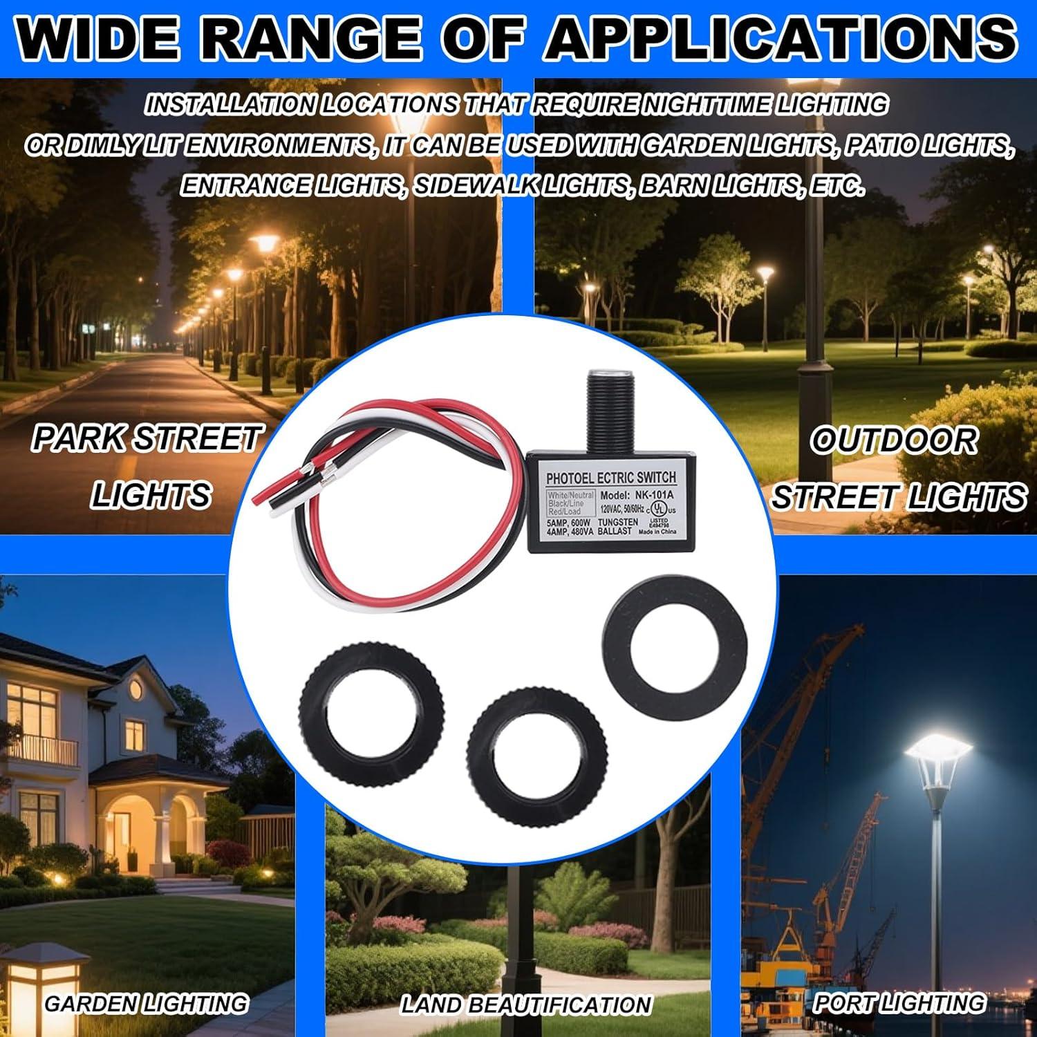 Sensor de Luz Fotocélula BTFO L23129 para Iluminación Exterior
