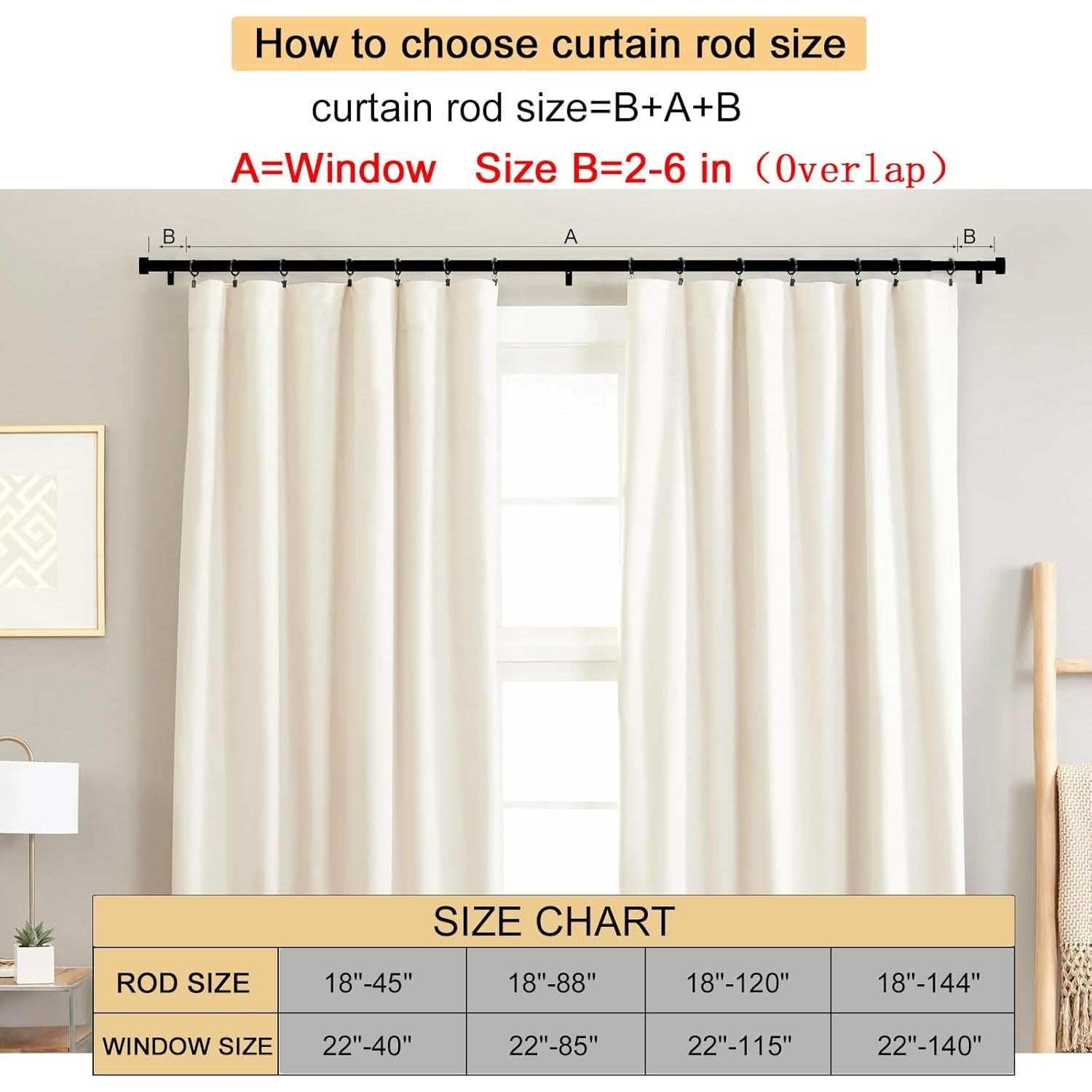 Barra de Cortina Ajustable WORLD RODS Niquel Satinado 45-223 cm