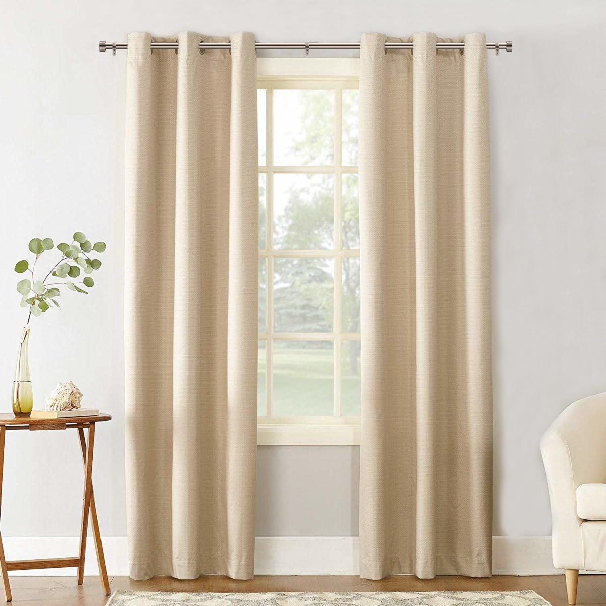 Barra de Cortina Ajustable WORLD RODS Niquel Satinado 45-223 cm