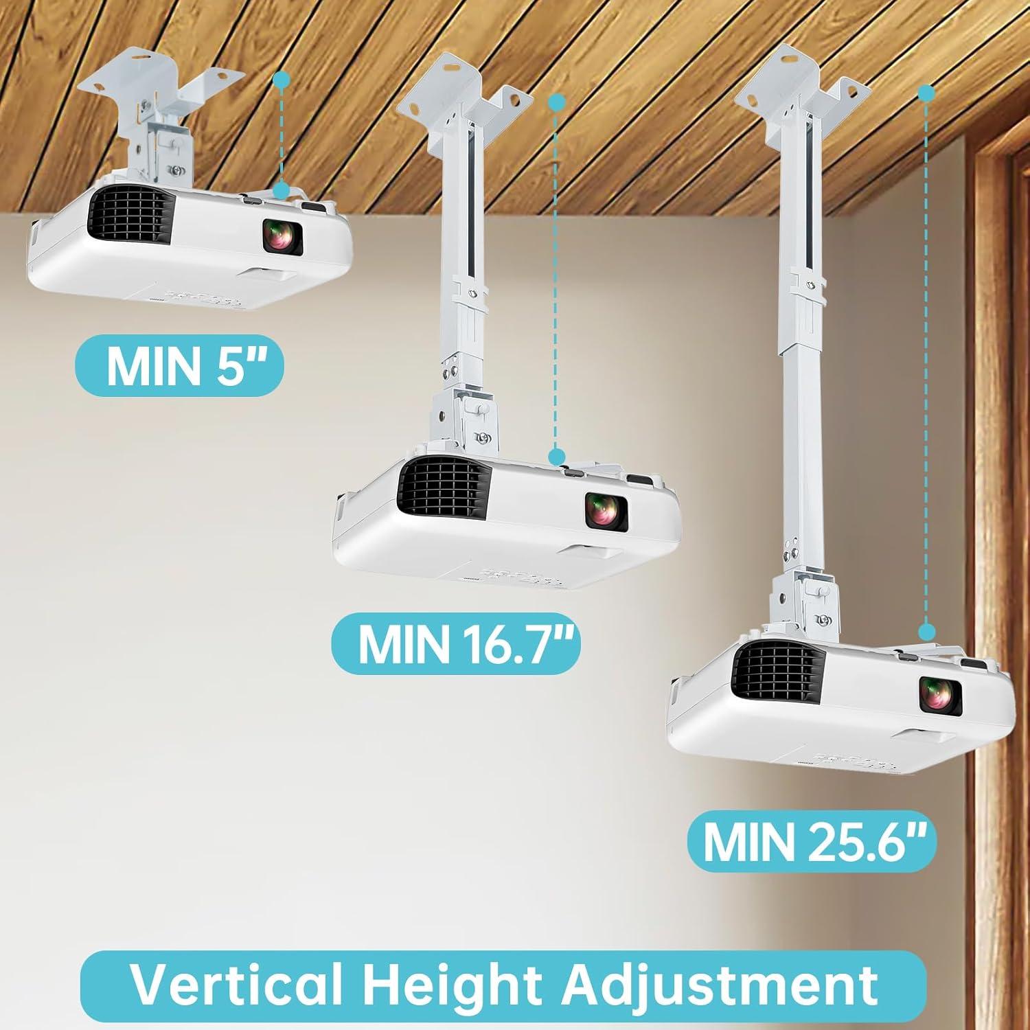 Soporte de Proyector Runhike Ajustable Blanco para Epson
