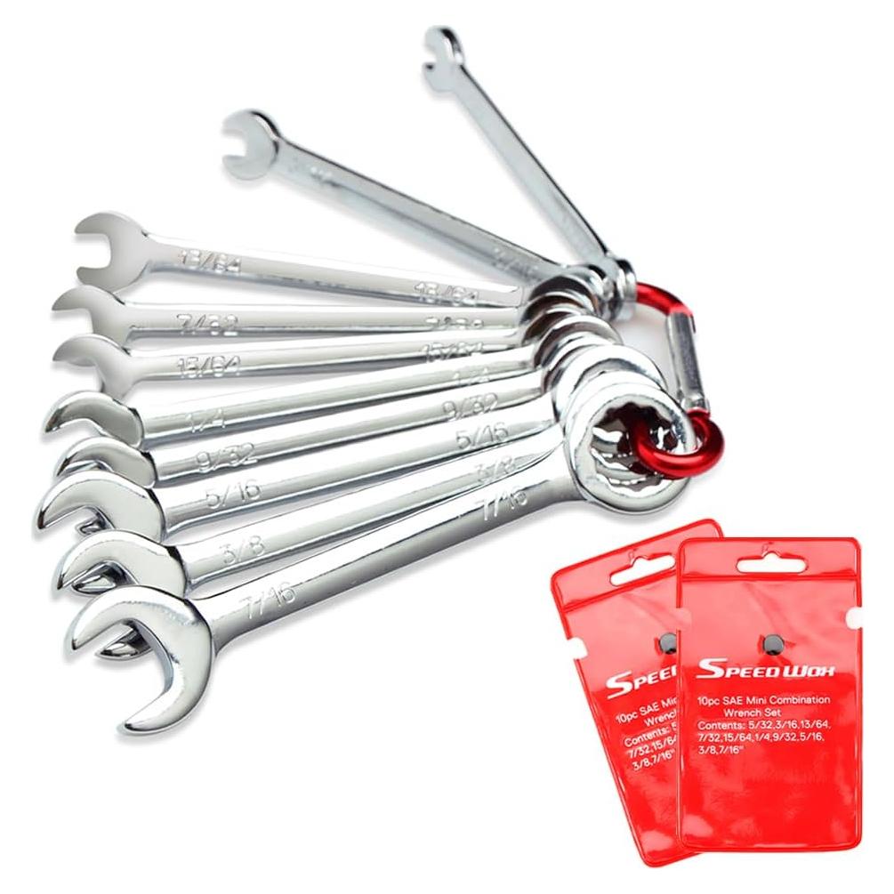 Juego de Llaves Mini SPEEDWOX 10 Piezas Acero Alto Carbono