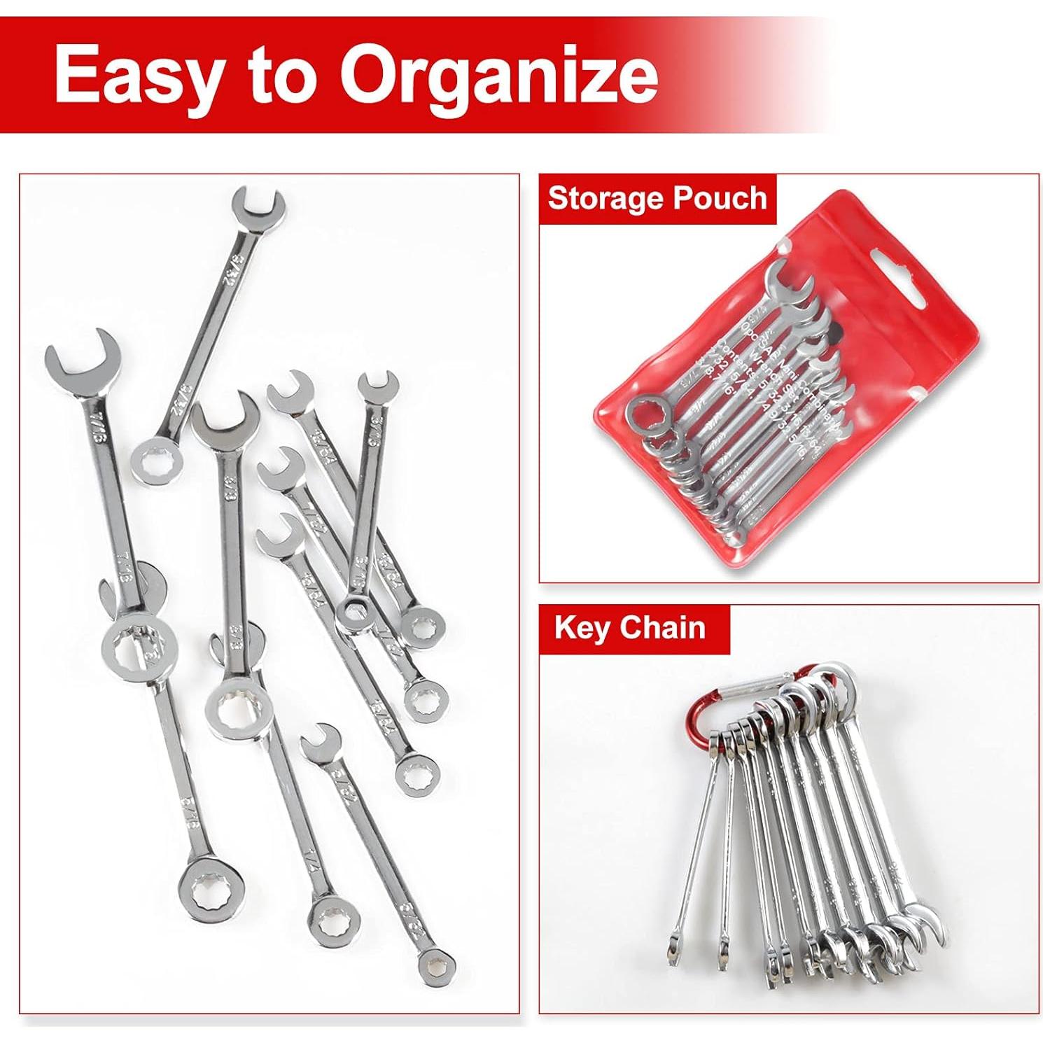 Juego de Llaves Mini SPEEDWOX 10 Piezas Acero Alto Carbono