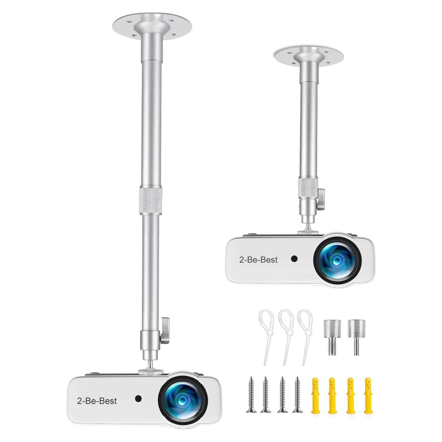 Soporte de Proyector de Techo 2-Be-Best Ajustable 37-62cm