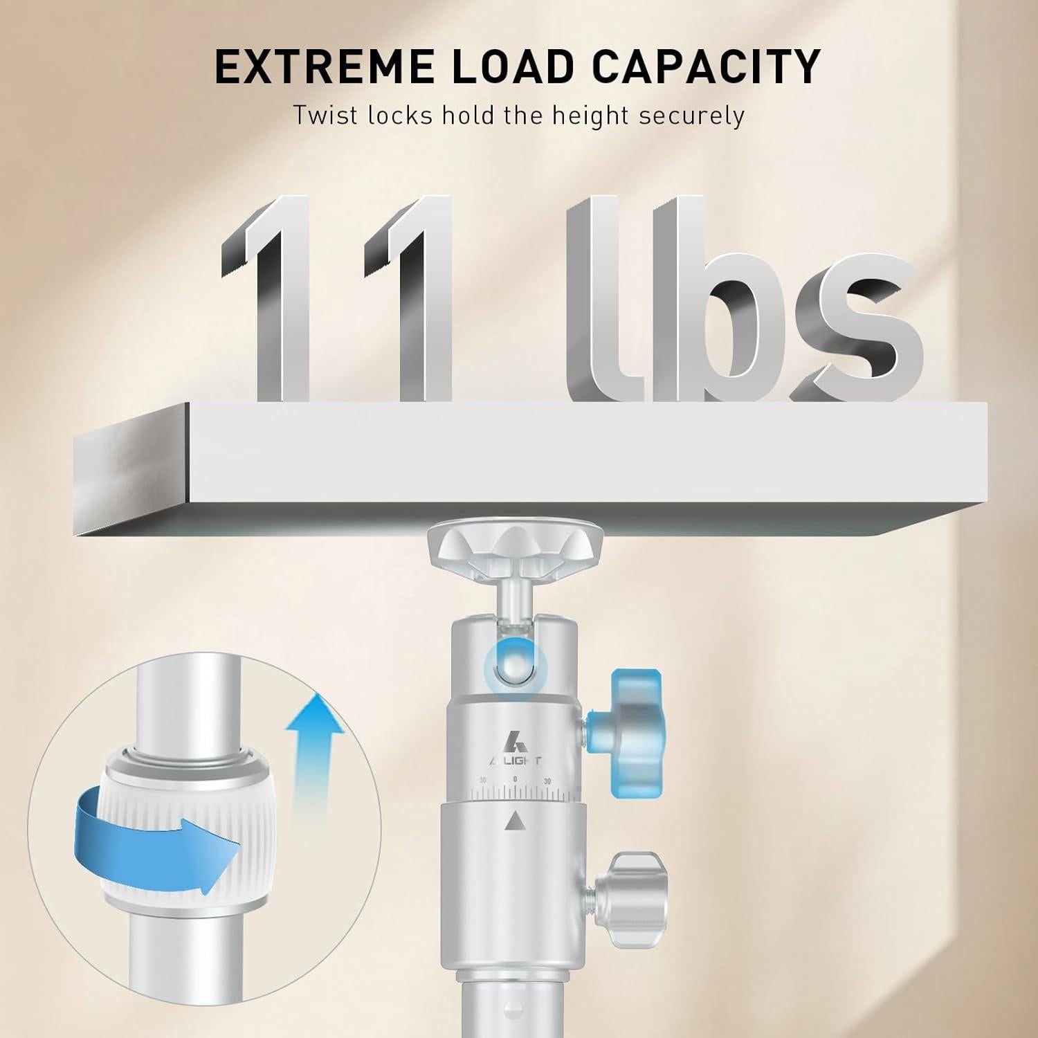 Soporte de Proyector Ailight Ajustable 19.5-47.5" 5kg