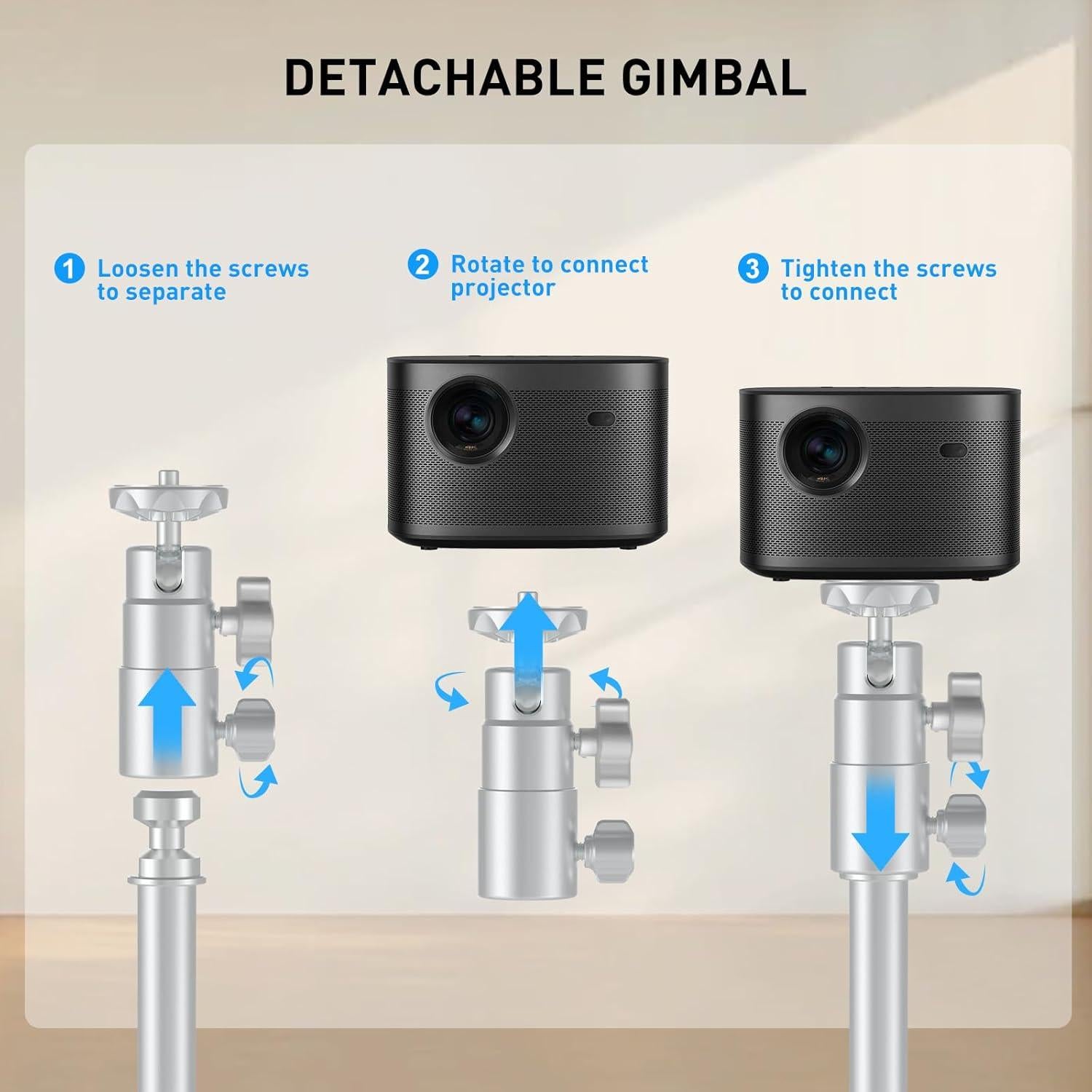 Soporte de Proyector Ailight Ajustable 19.5-47.5" 5kg