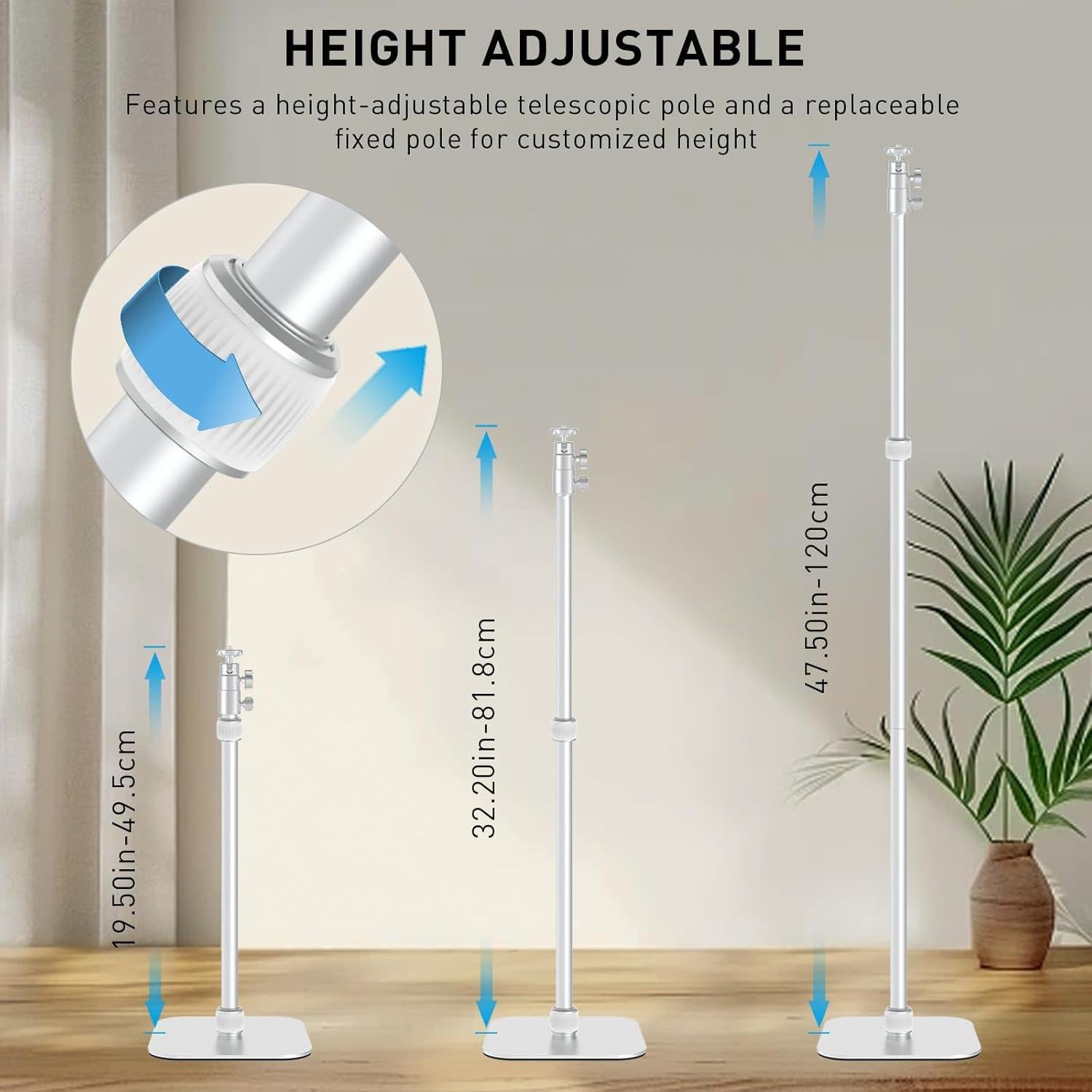 Soporte de Proyector Ailight Ajustable 19.5-47.5" 5kg