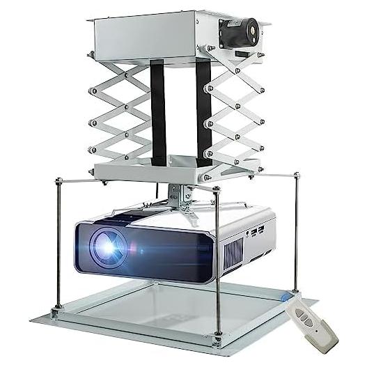 Soporte de Techo Eléctrico para Proyector CGOLDENWALL 70cm 20kg