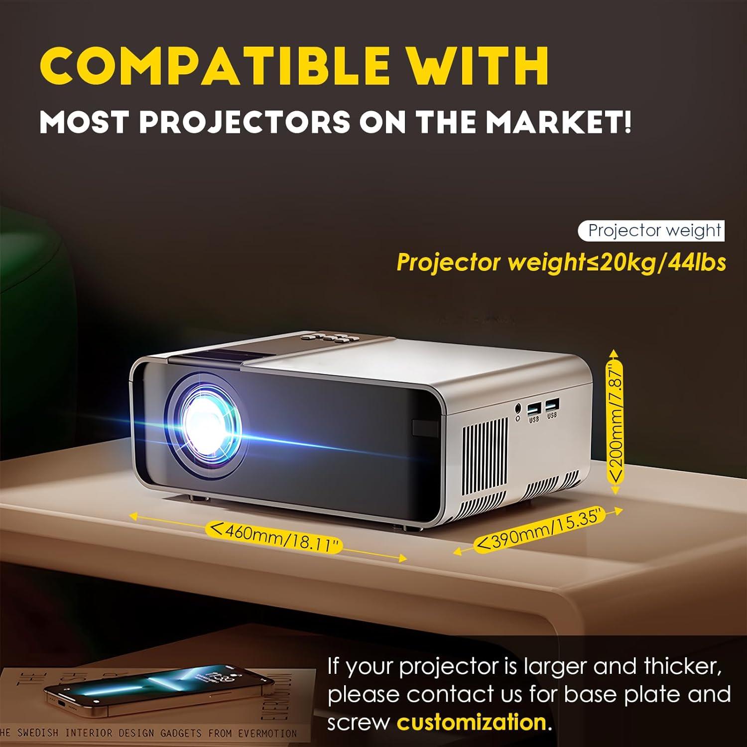 Soporte de Techo Eléctrico para Proyector CGOLDENWALL 70cm 20kg