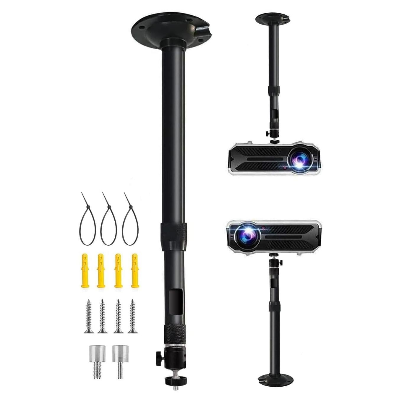 Soporte de Proyector 2-Be-Best Ajustable 360° Negro 41-65cm