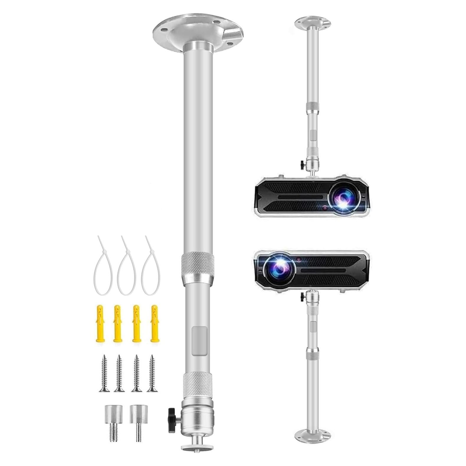 Soporte de Proyector de Techo Ajustable 2-Be-Best Plata 41-65cm