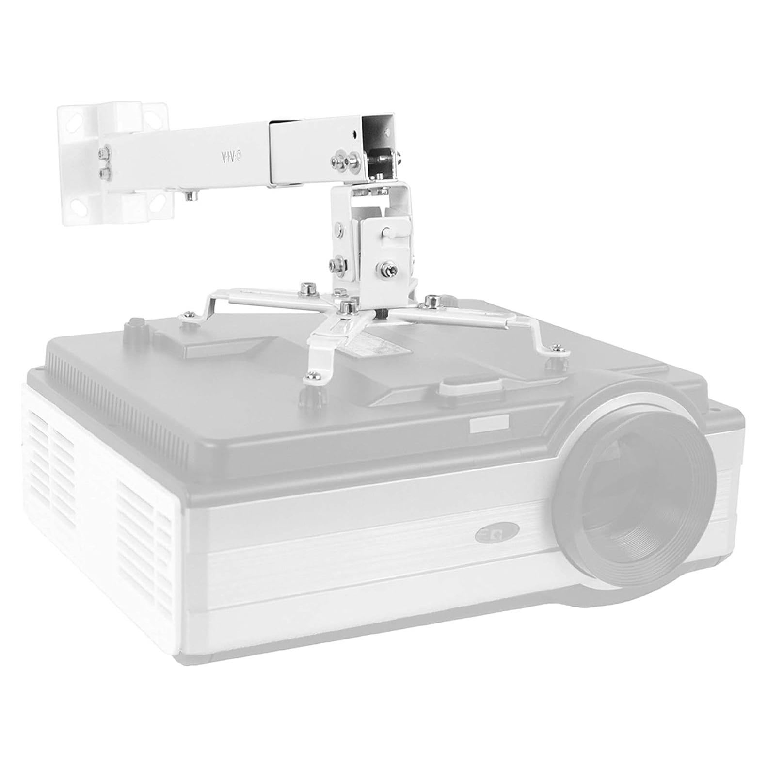 Soporte de Proyector Universal VIVO MOUNT-VP06W Ajustable Blanco