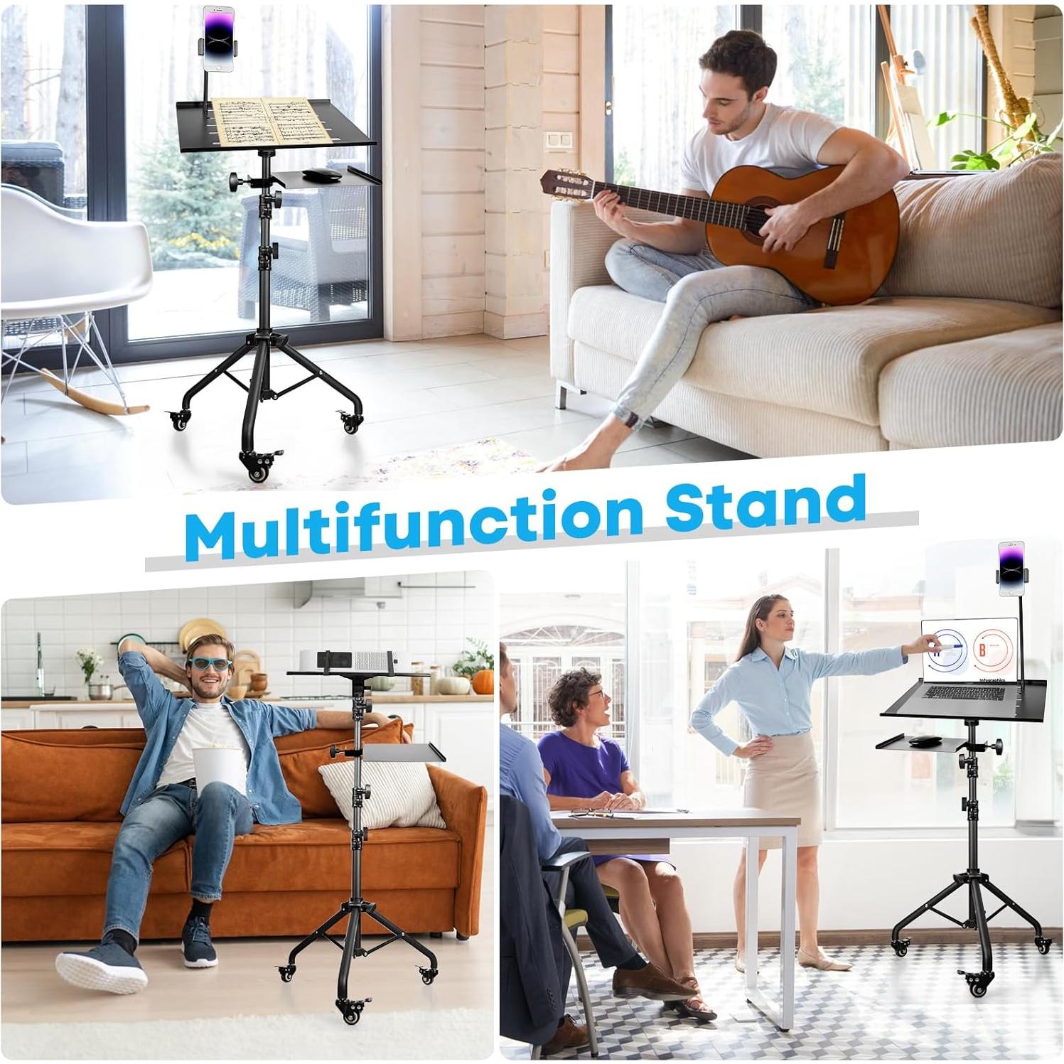 Soporte Trípode Ajustable para Laptop y Proyector Zeptx ZPT-E-01