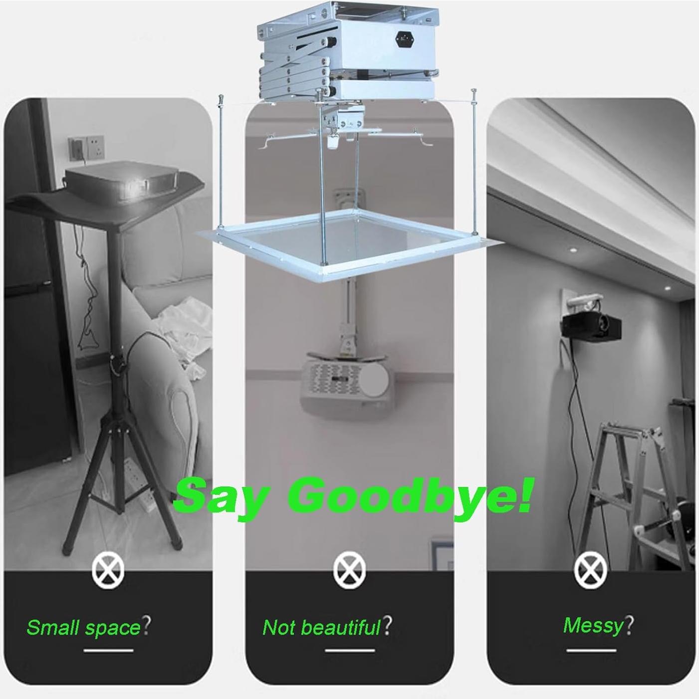 Soporte de Proyector Eléctrico INTBUYING 39" Universal 25W