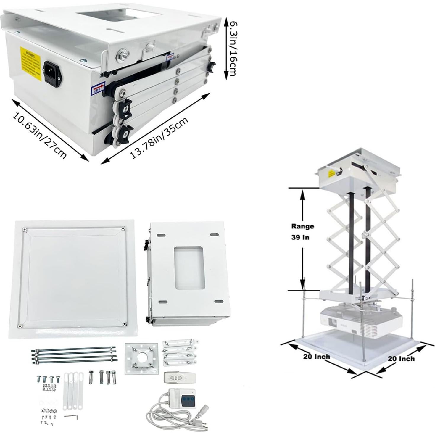 Soporte de Proyector Eléctrico INTBUYING 39" Universal 25W