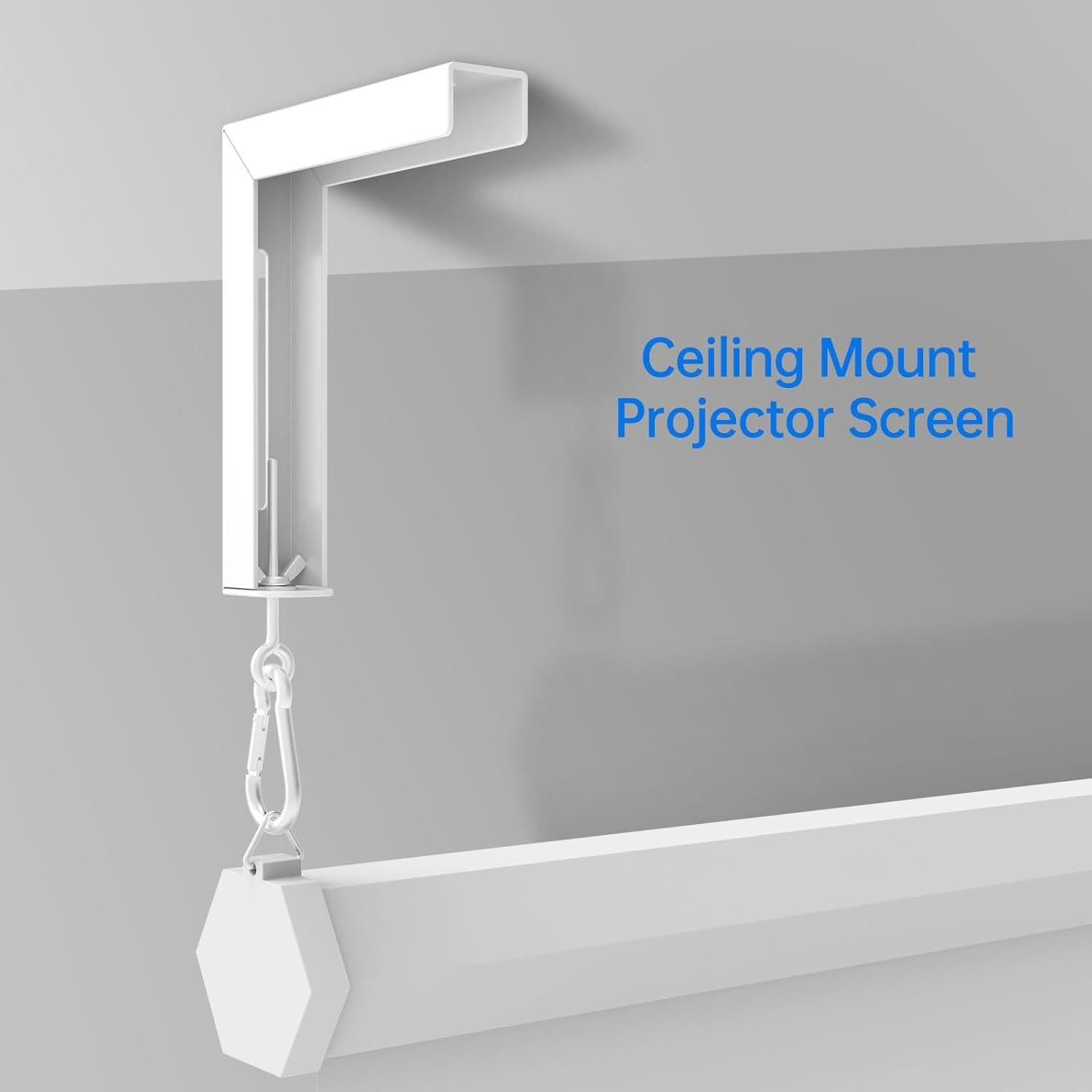 Soporte de Pared para Pantalla de Proyector Fhome L Ajustable 15.24 cm