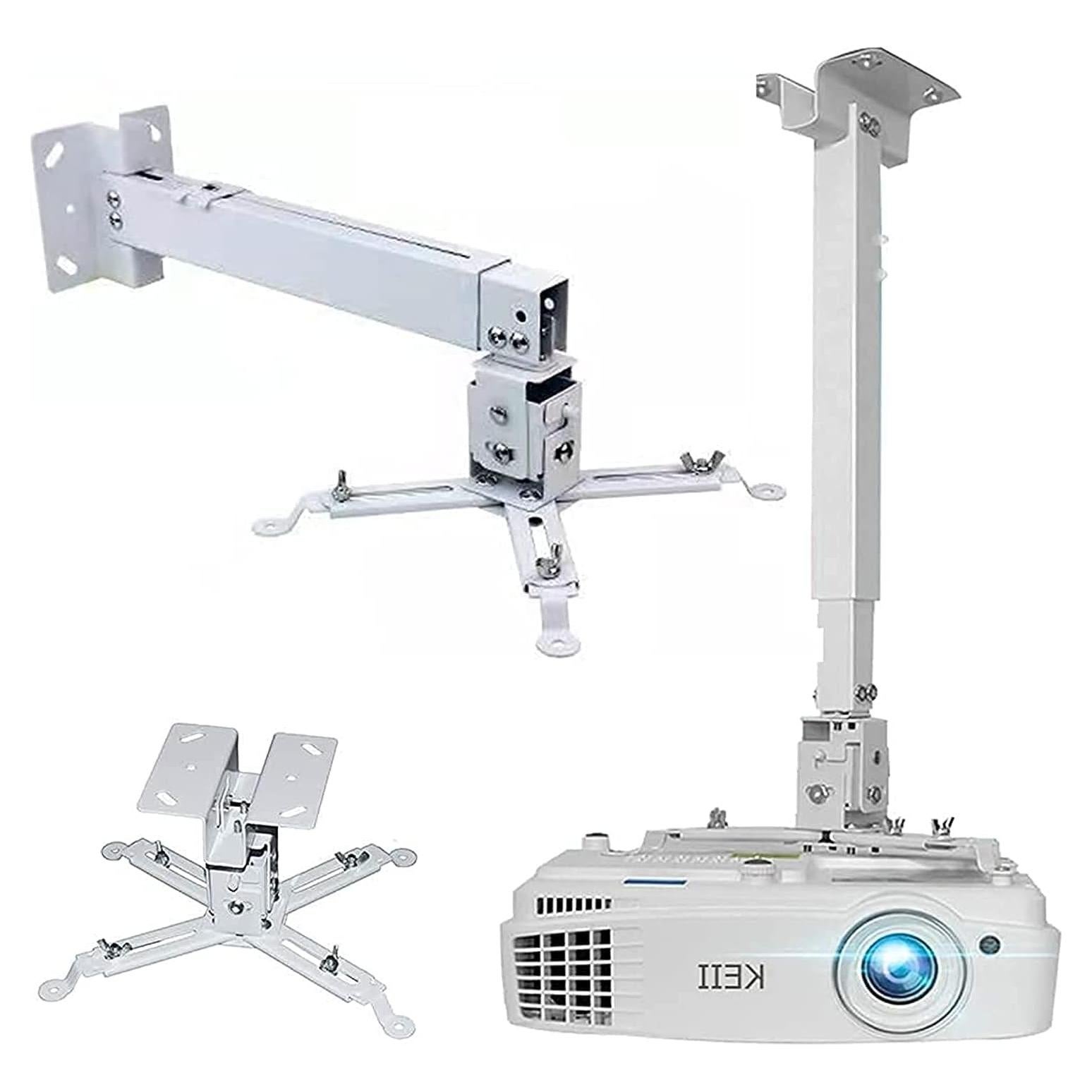 Soporte de Techo para Proyector Coret Ajustable Blanco 15 kg