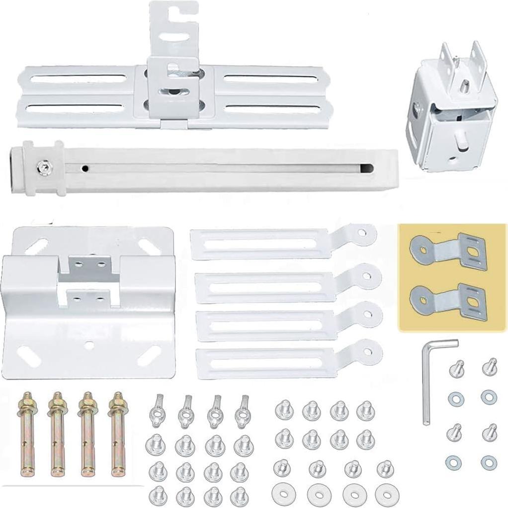 Soporte de Techo para Proyector Coret Ajustable Blanco 15 kg