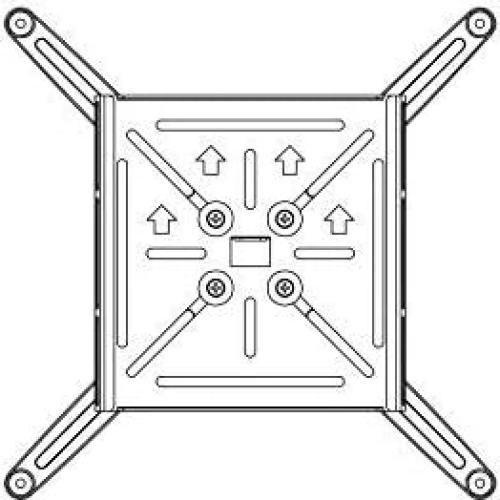 Soporte de Pared para Proyector Viri, Extensión 32.5-74cm, Ajuste Rápido