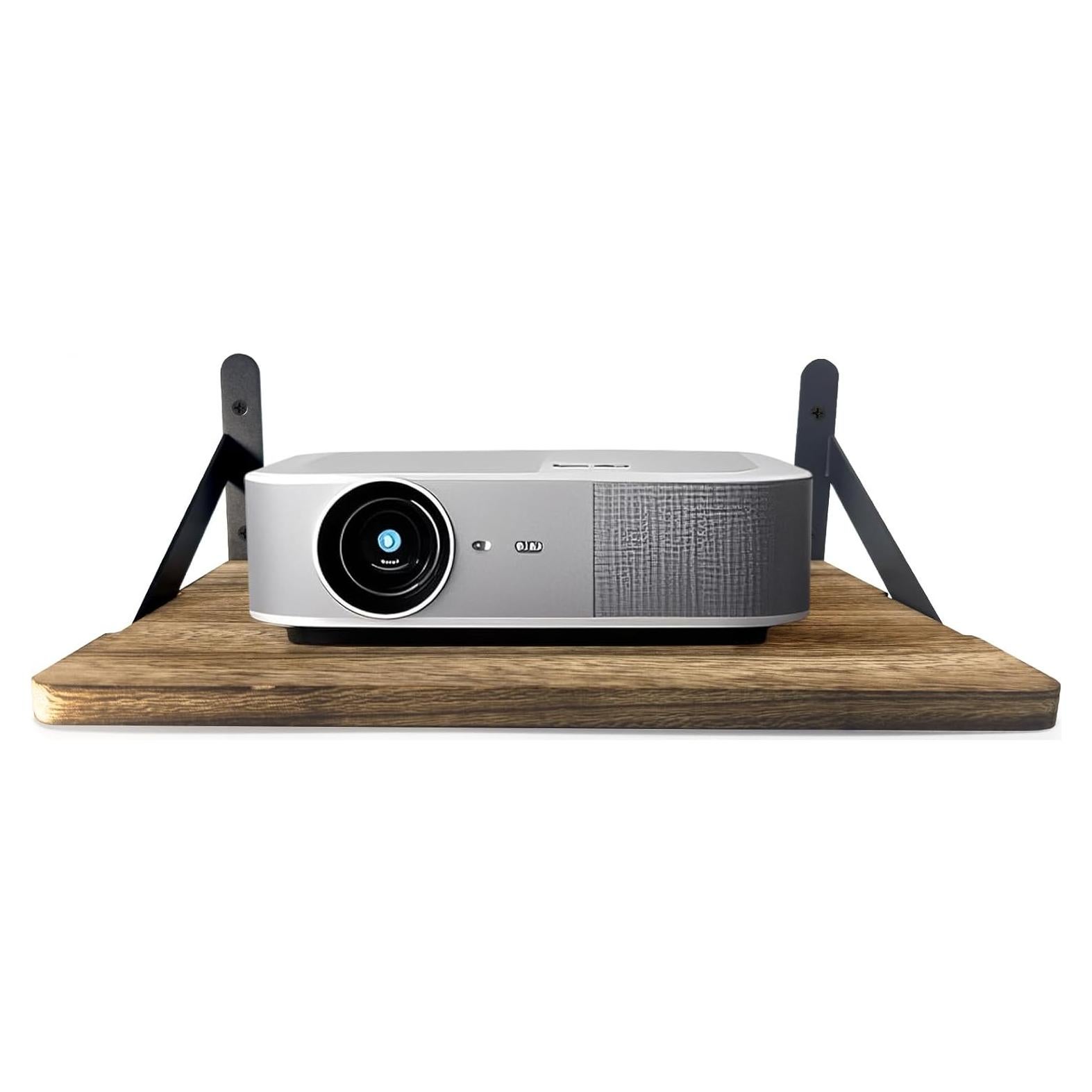 Estante Flotante para Proyector Zalumis 40x28 cm Madera 15 kg