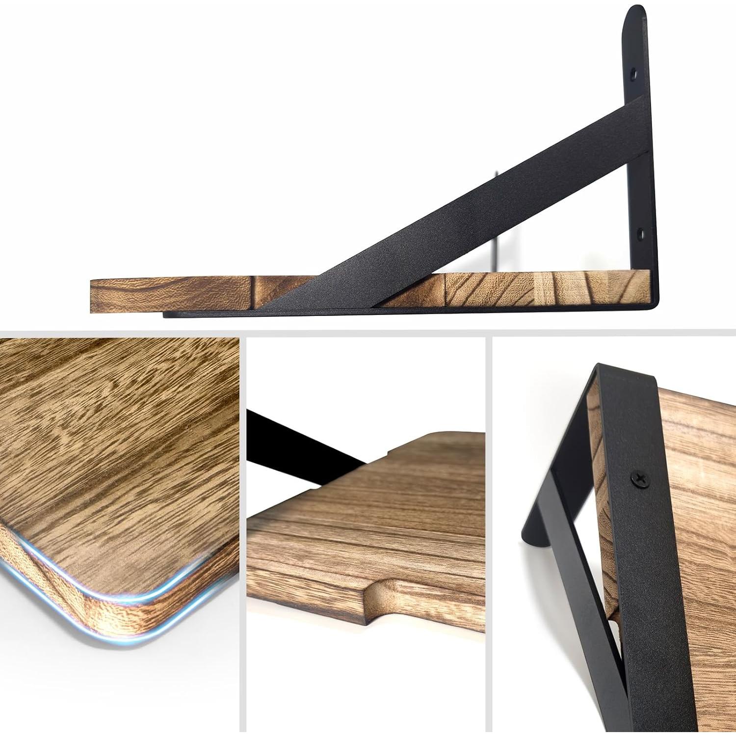 Estante Flotante para Proyector Zalumis 40x28 cm Madera 15 kg