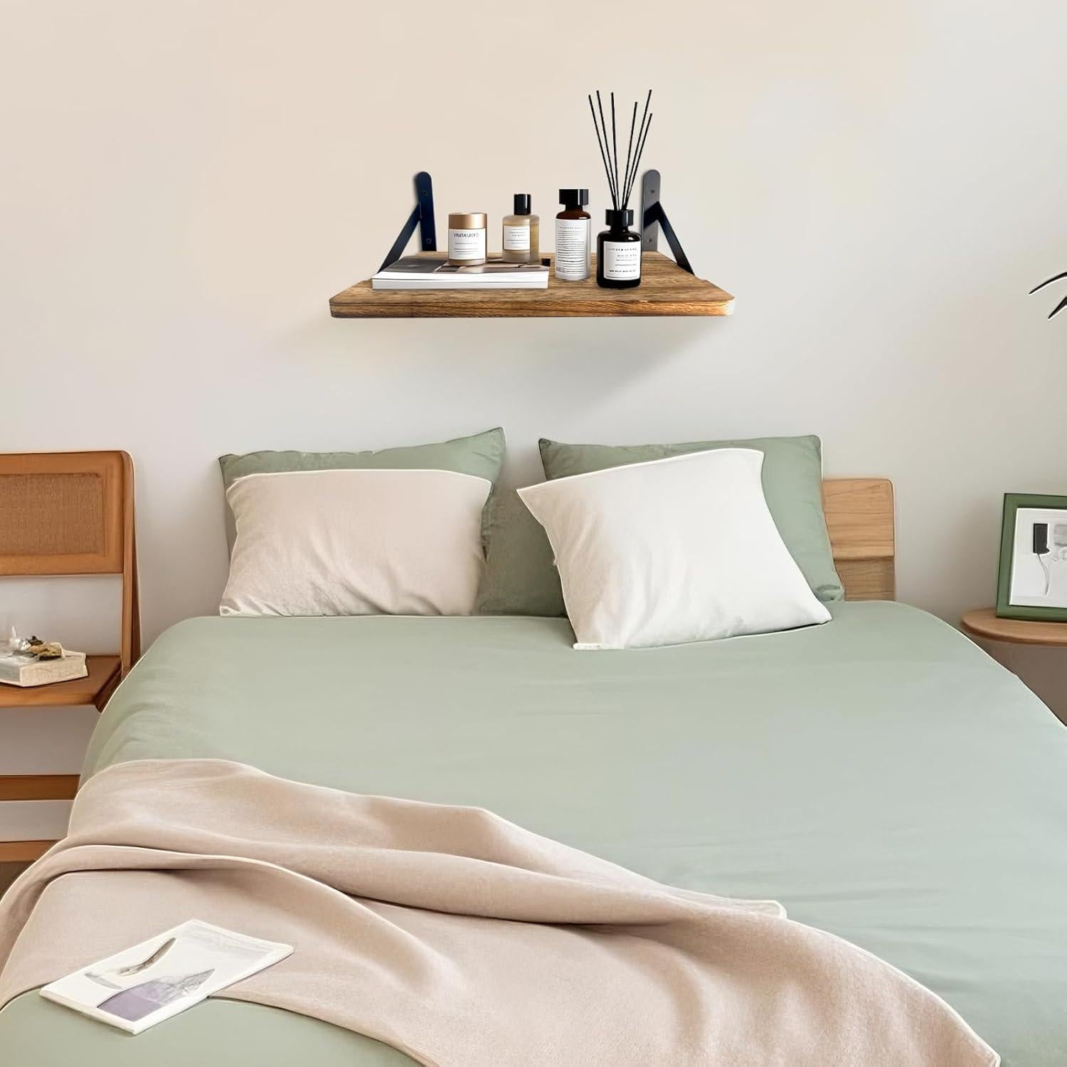 Estante Flotante para Proyector Zalumis 40x28 cm Madera 15 kg