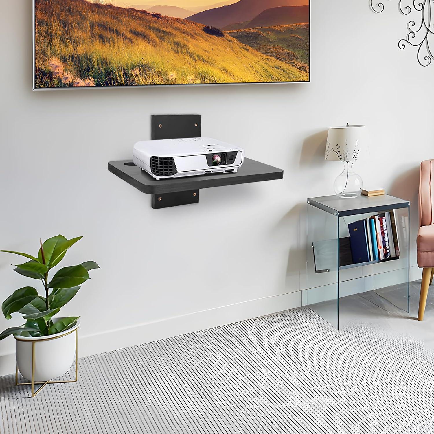 Estante de Madera Soporte para Proyector y Enrutador BEARUT