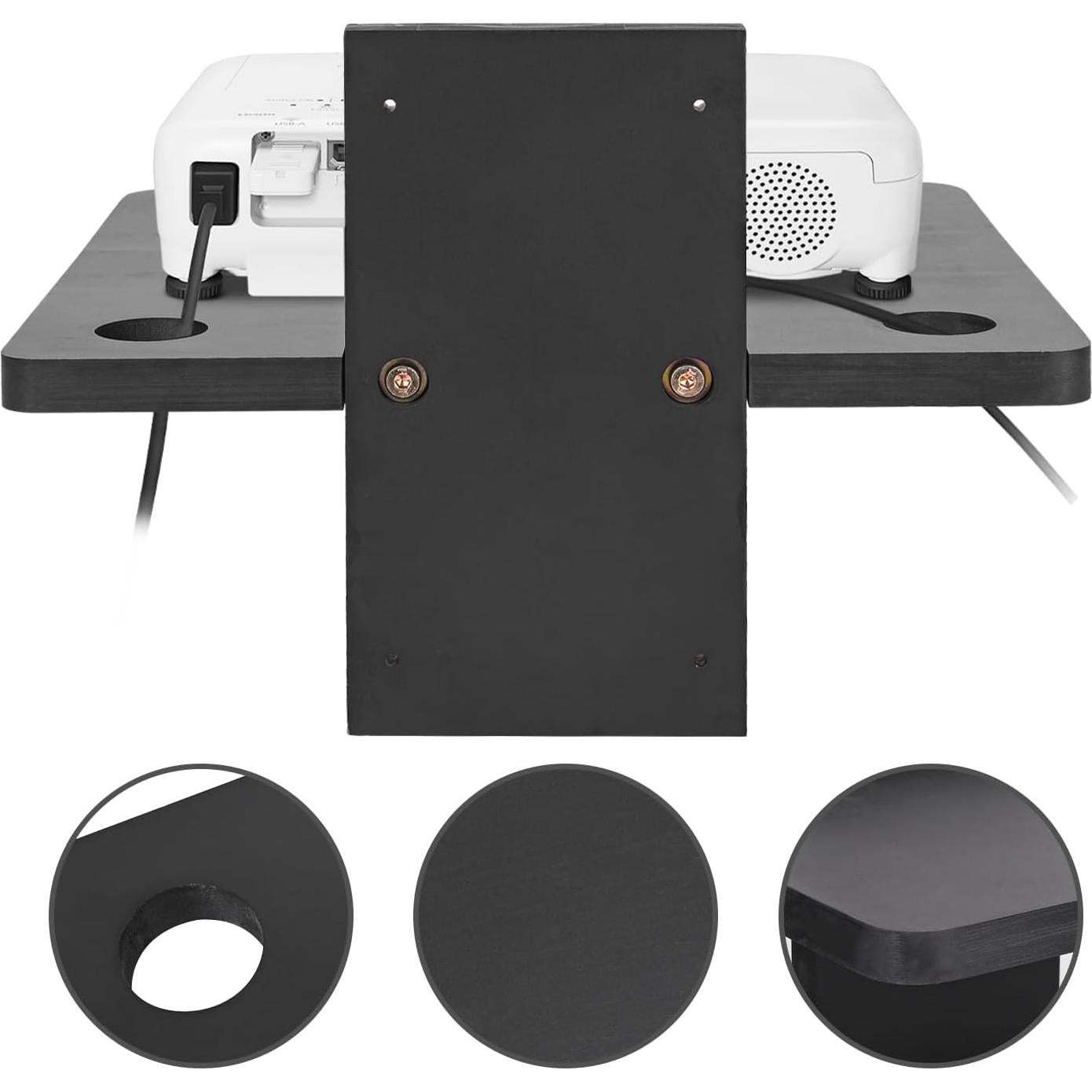 Estante de Madera Soporte para Proyector y Enrutador BEARUT