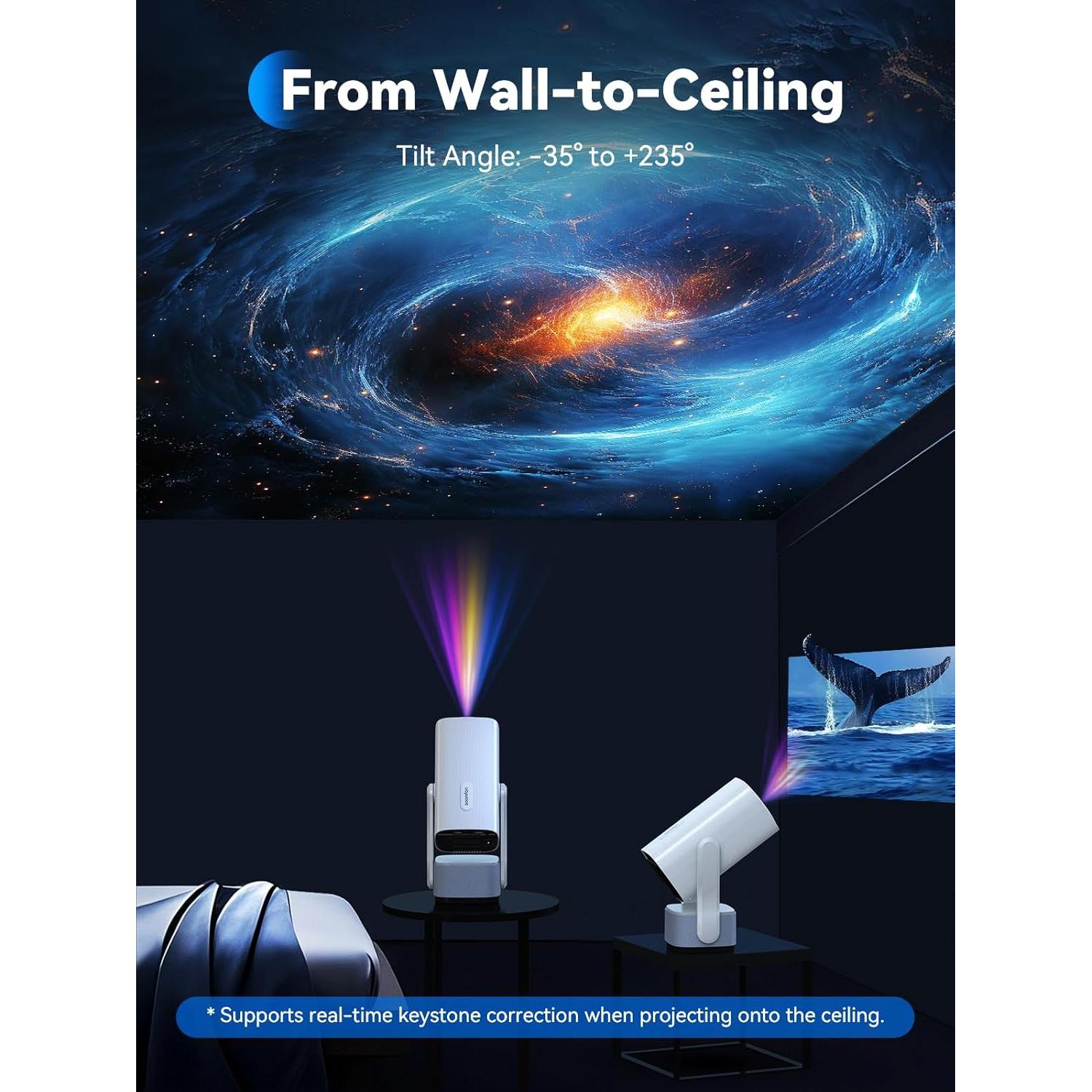 Mini Proyector Portátil SOOMFON SK2 720p WiFi Bluetooth 6W