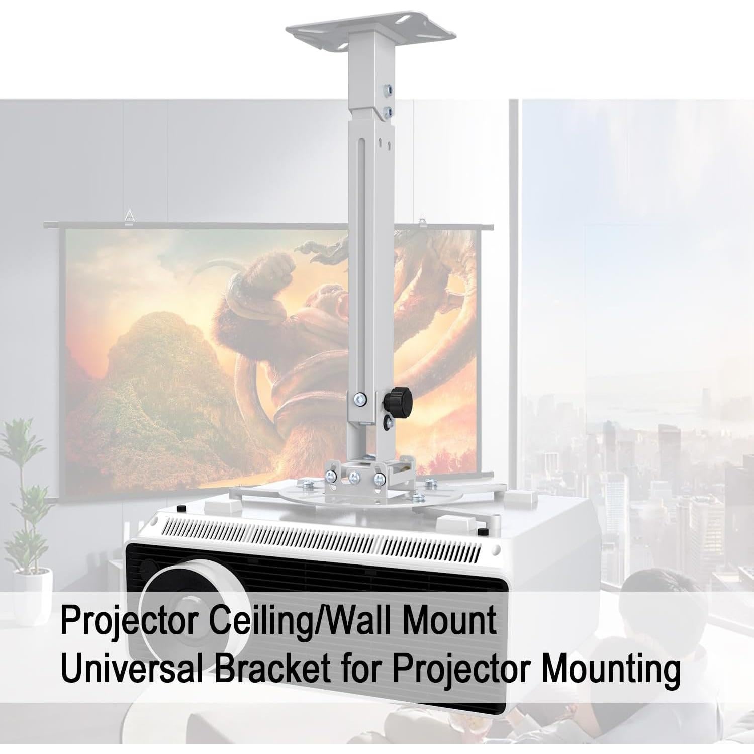 Soporte de Techo para Proyector Universal uinehiot Ajustable 14-64 cm