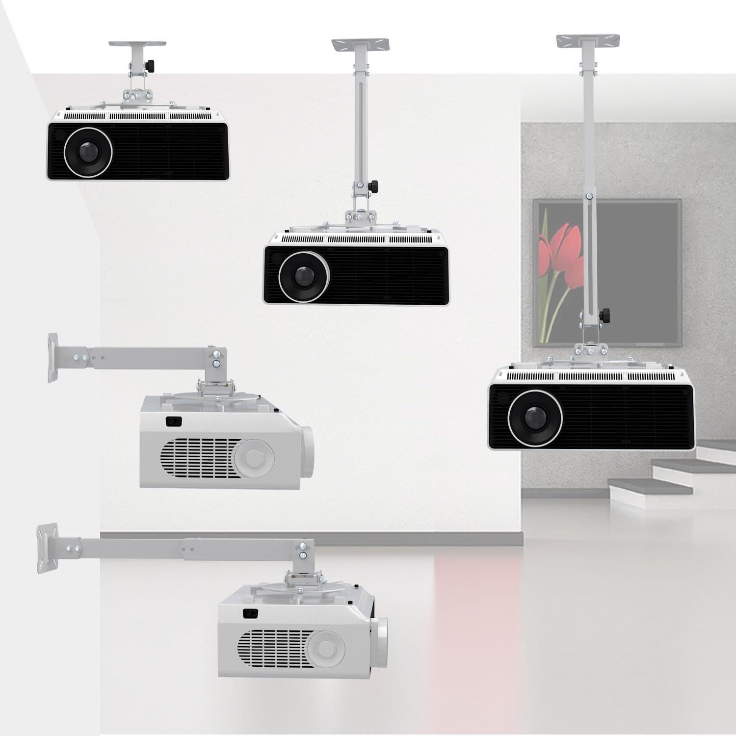 Soporte de Techo para Proyector Universal uinehiot Ajustable 14-64 cm