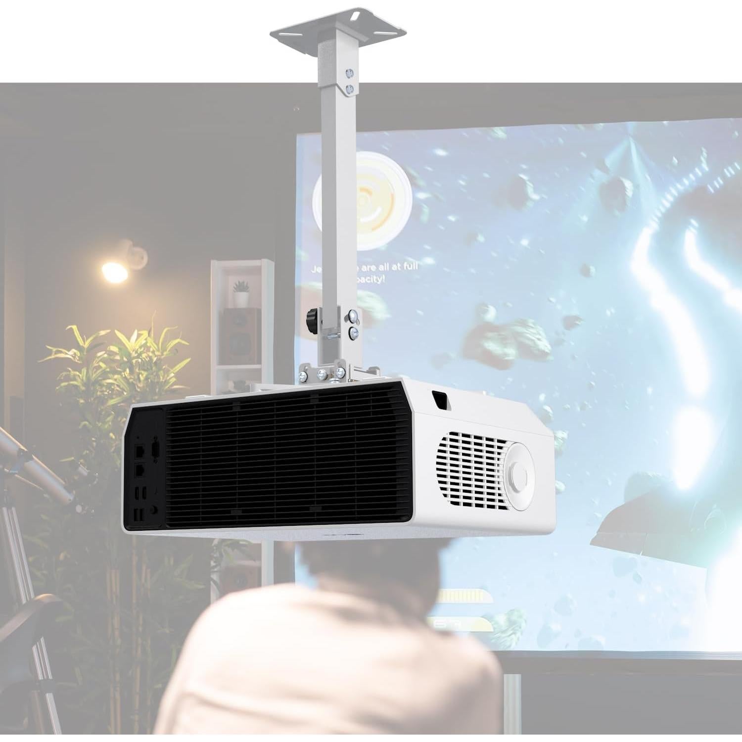 Soporte de Techo para Proyector Universal uinehiot Ajustable 14-64 cm