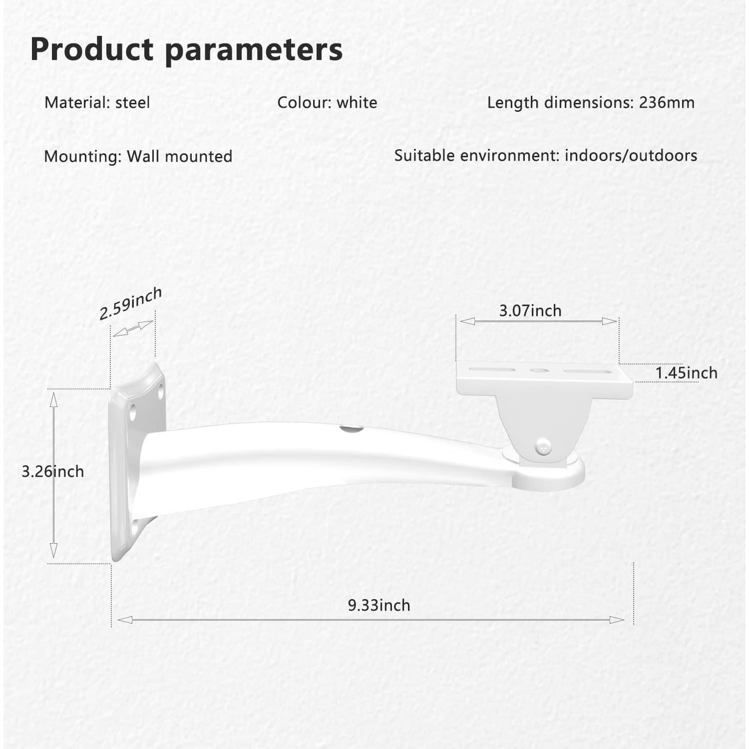 Soporte de Pared para Proyector Mini Drsn 23.66 cm Blanco