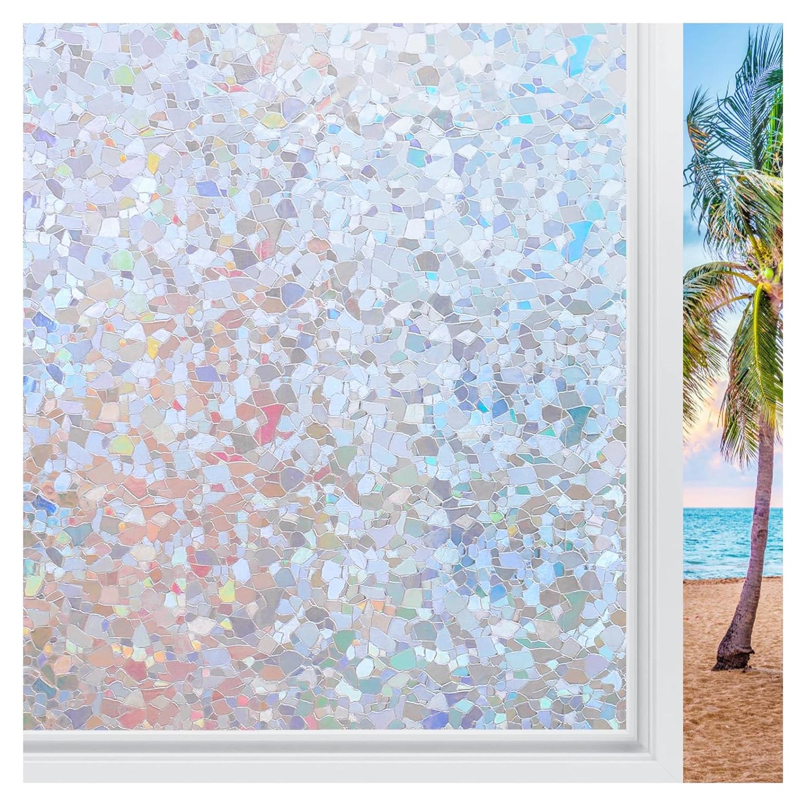 Película de Privacidad Rabbitgoo 44.5x200 cm Vinilo Transparente