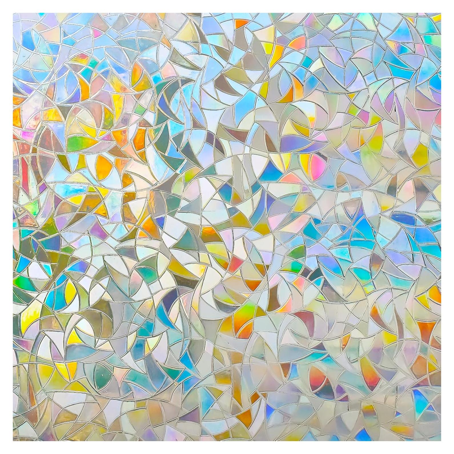 Película de Ventana LEMON CLOUD 3D Media Luna 44.5x200cm