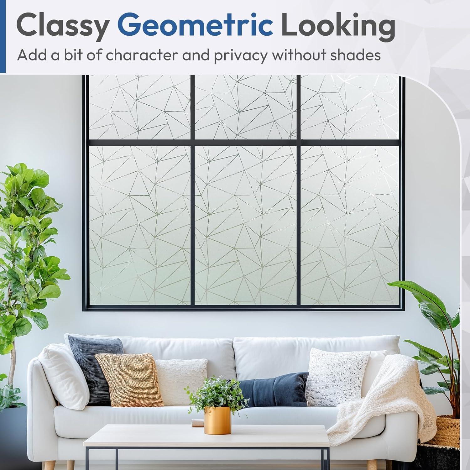 Película de Privacidad Rabbitgoo 44.5x200 cm Vinilo Esmerilado