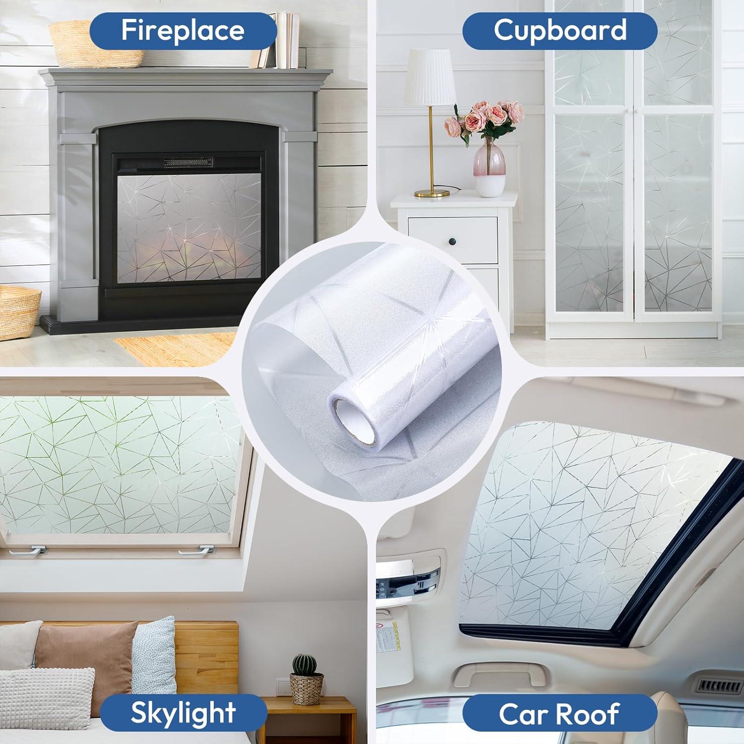 Película de Privacidad Rabbitgoo 44.5x200 cm Vinilo Esmerilado