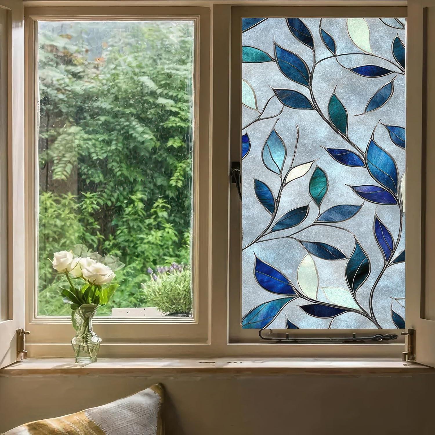 Calcomanía de Ventana Adhesión Estática BlissYard 100x45 cm