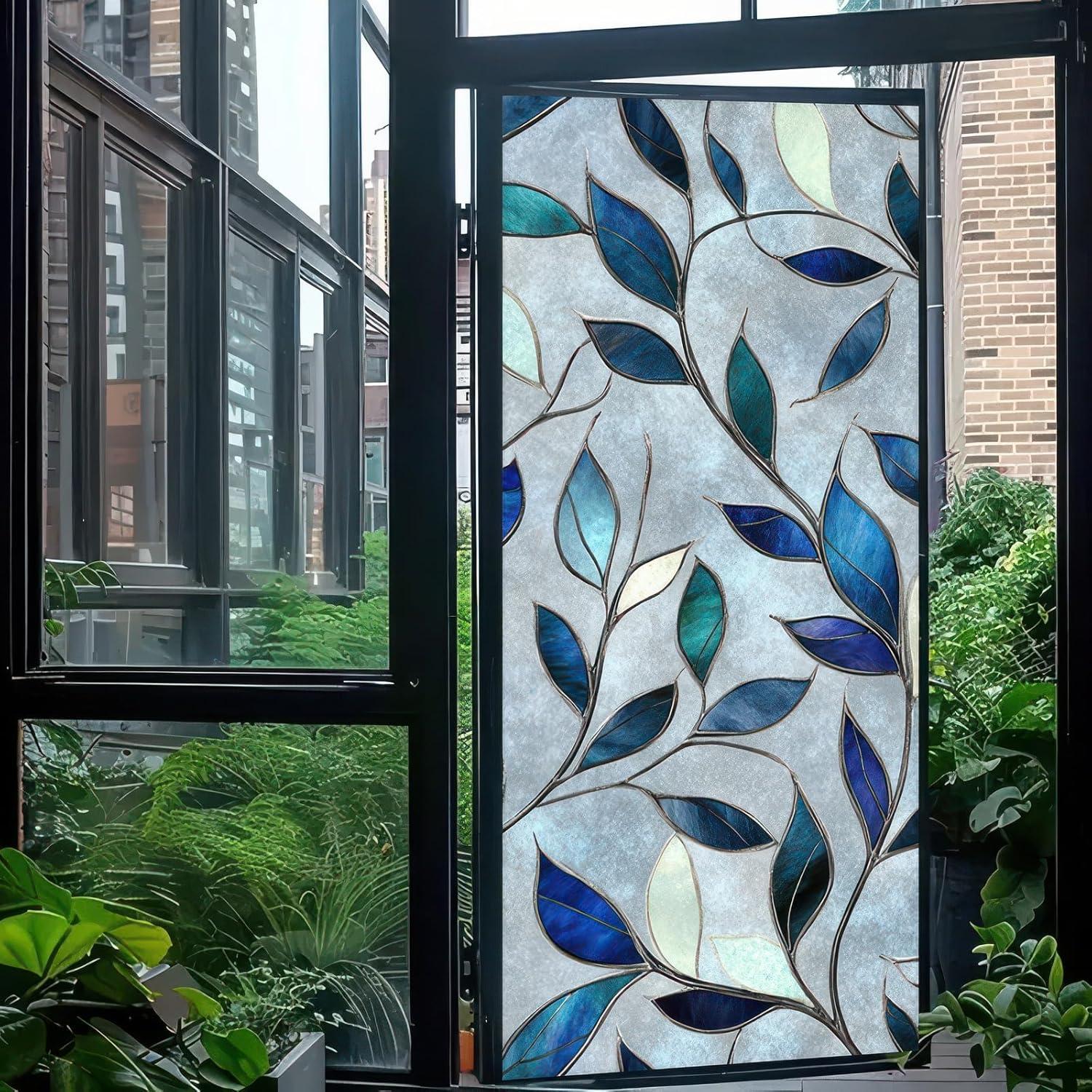 Calcomanía de Ventana Adhesión Estática BlissYard 100x45 cm