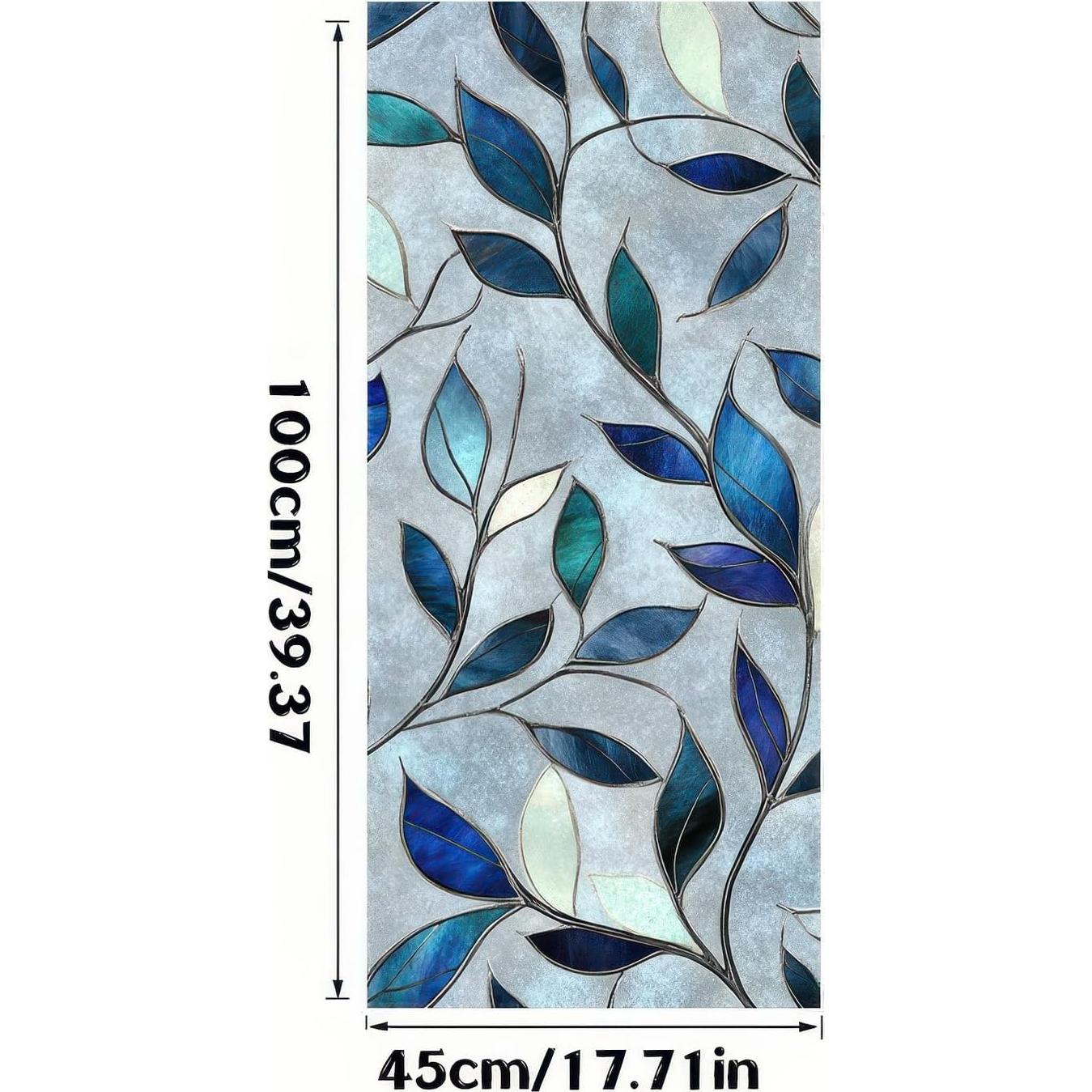 Calcomanía de Ventana Adhesión Estática BlissYard 100x45 cm