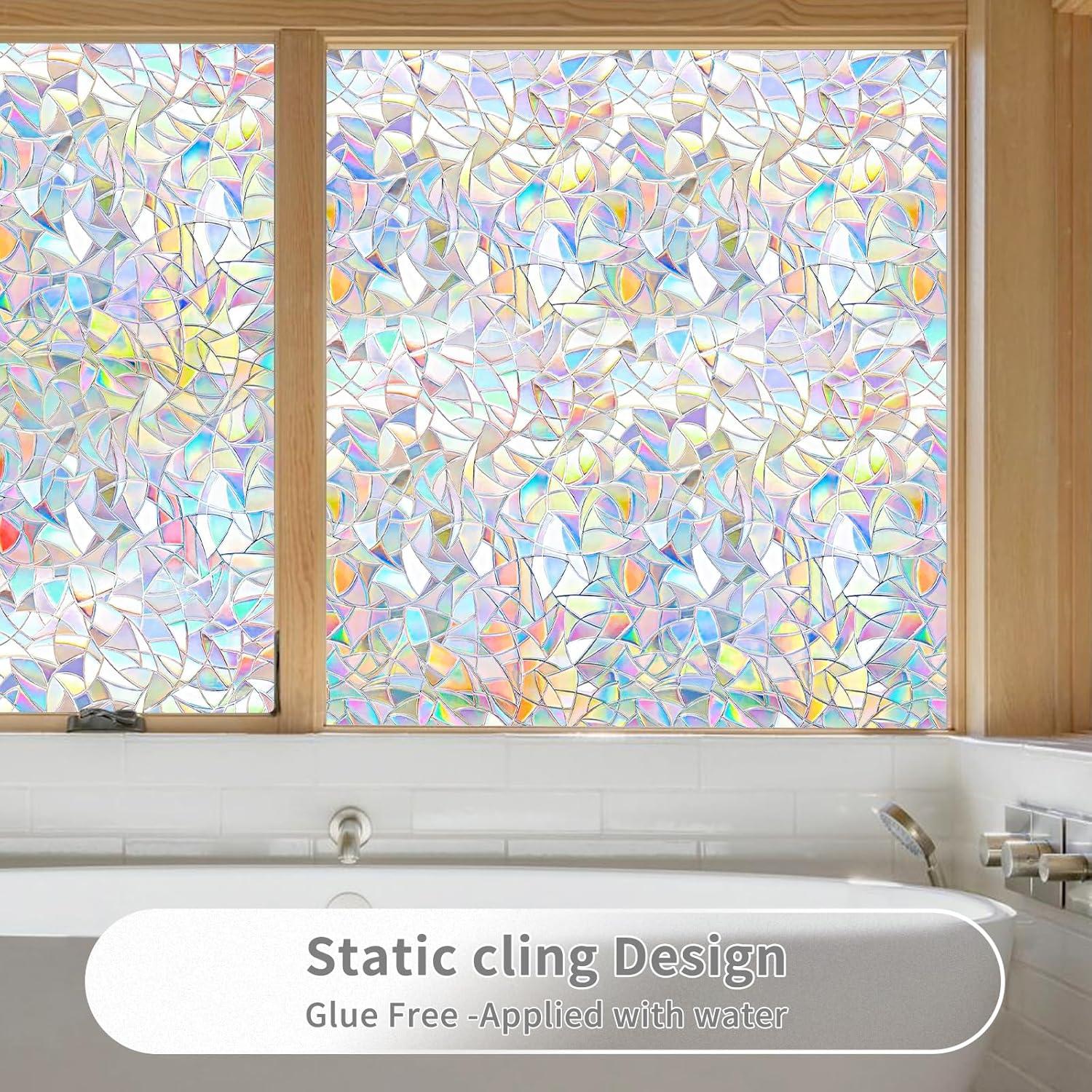 Película de Ventana Estática WPCTEV 0.45m x 2m Privacidad UV