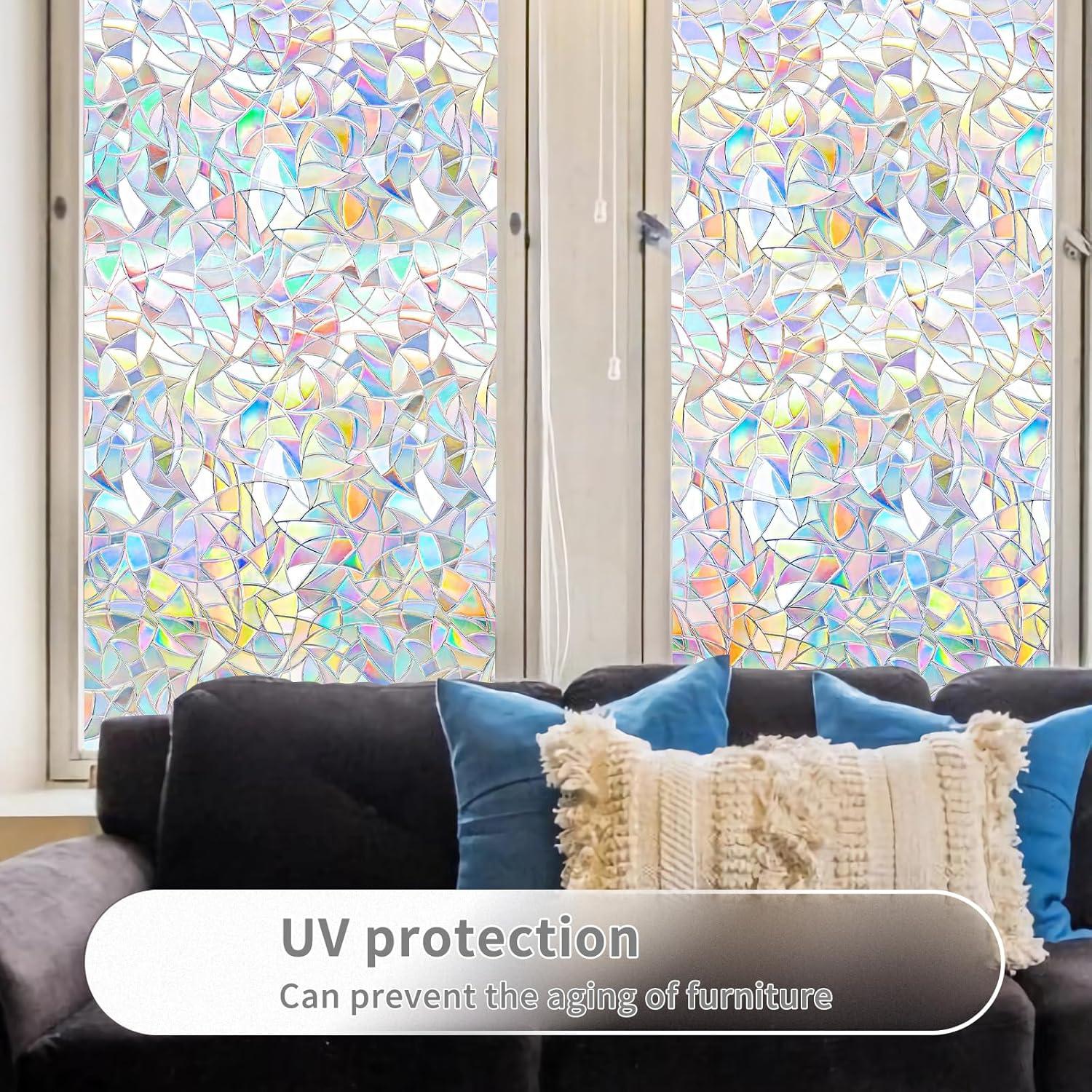 Película de Ventana Estática WPCTEV 0.45m x 2m Privacidad UV