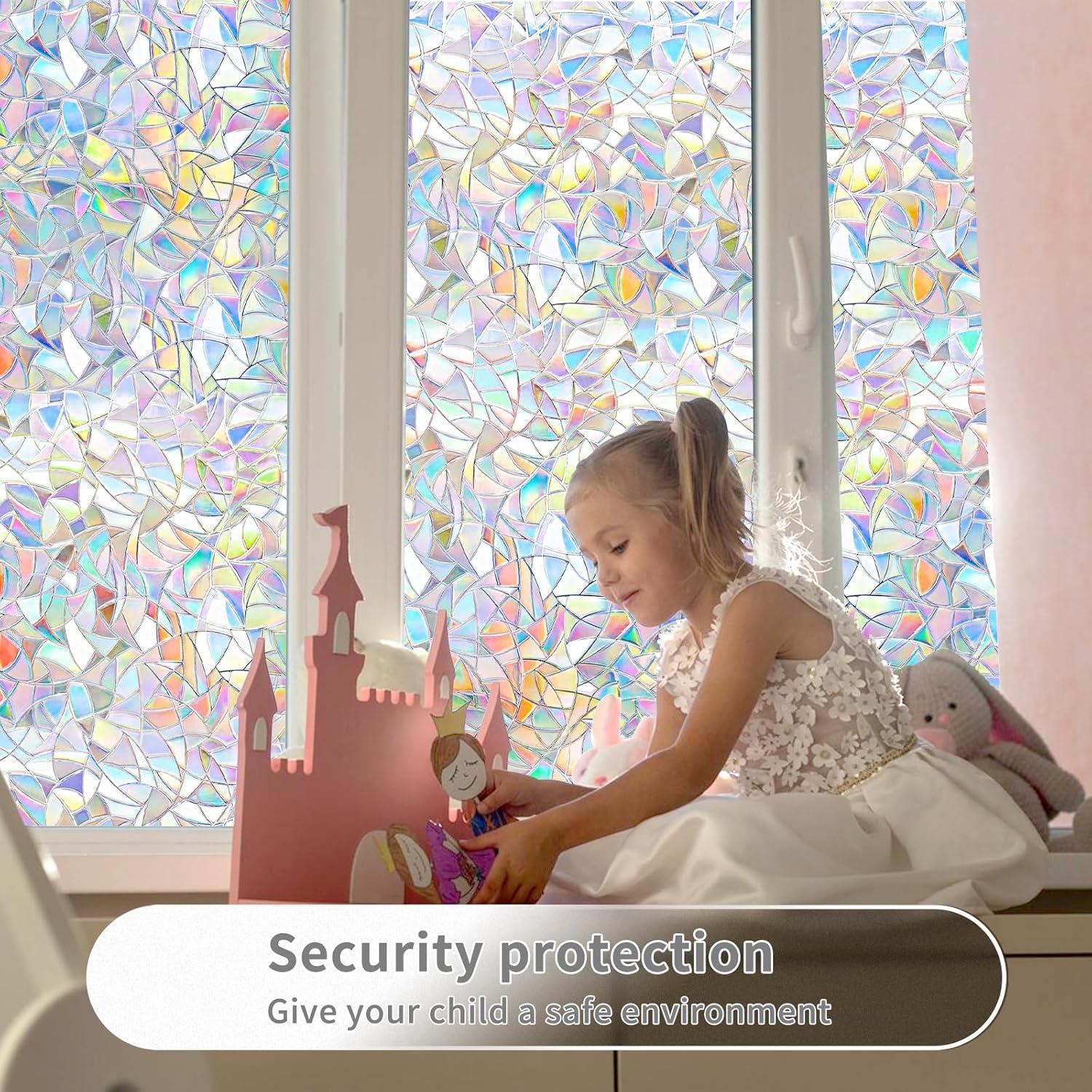 Película de Ventana Estática WPCTEV 0.45m x 2m Privacidad UV