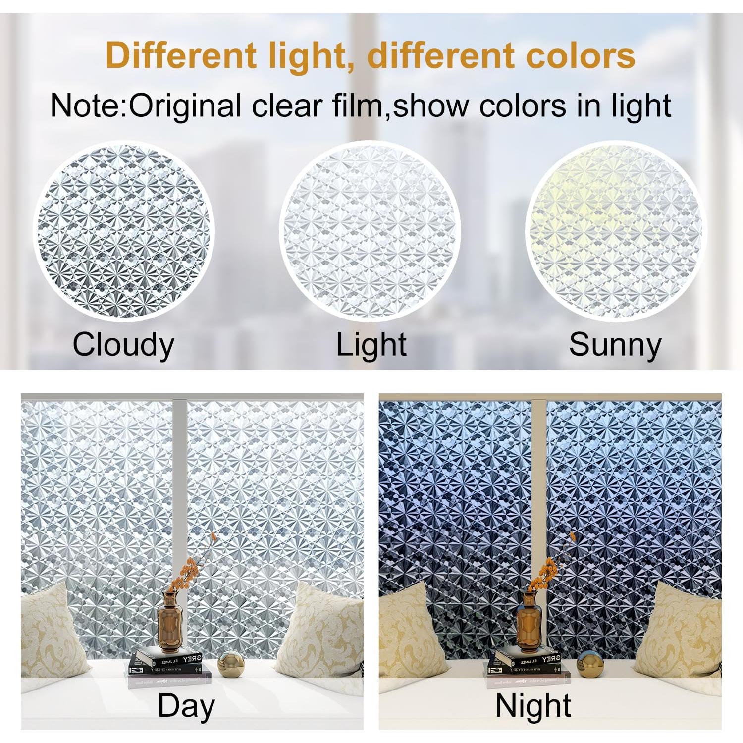 Película de Privacidad para Ventanas Proprodiudiu 44.5x299.7cm